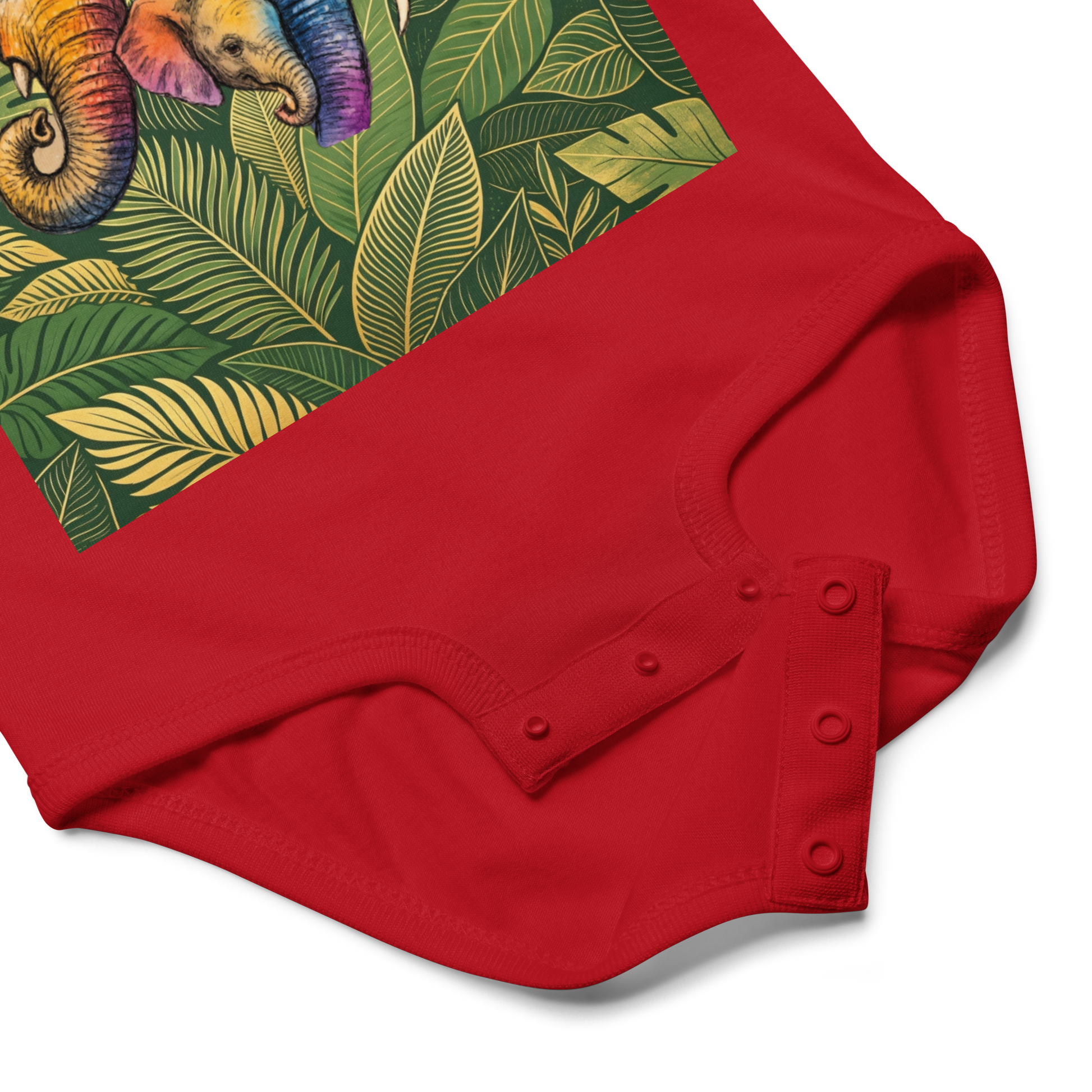 V.I.M Elephant Family Baby Comfort Jersey Bodysuit - Velvet Ink Market (V.I.M)