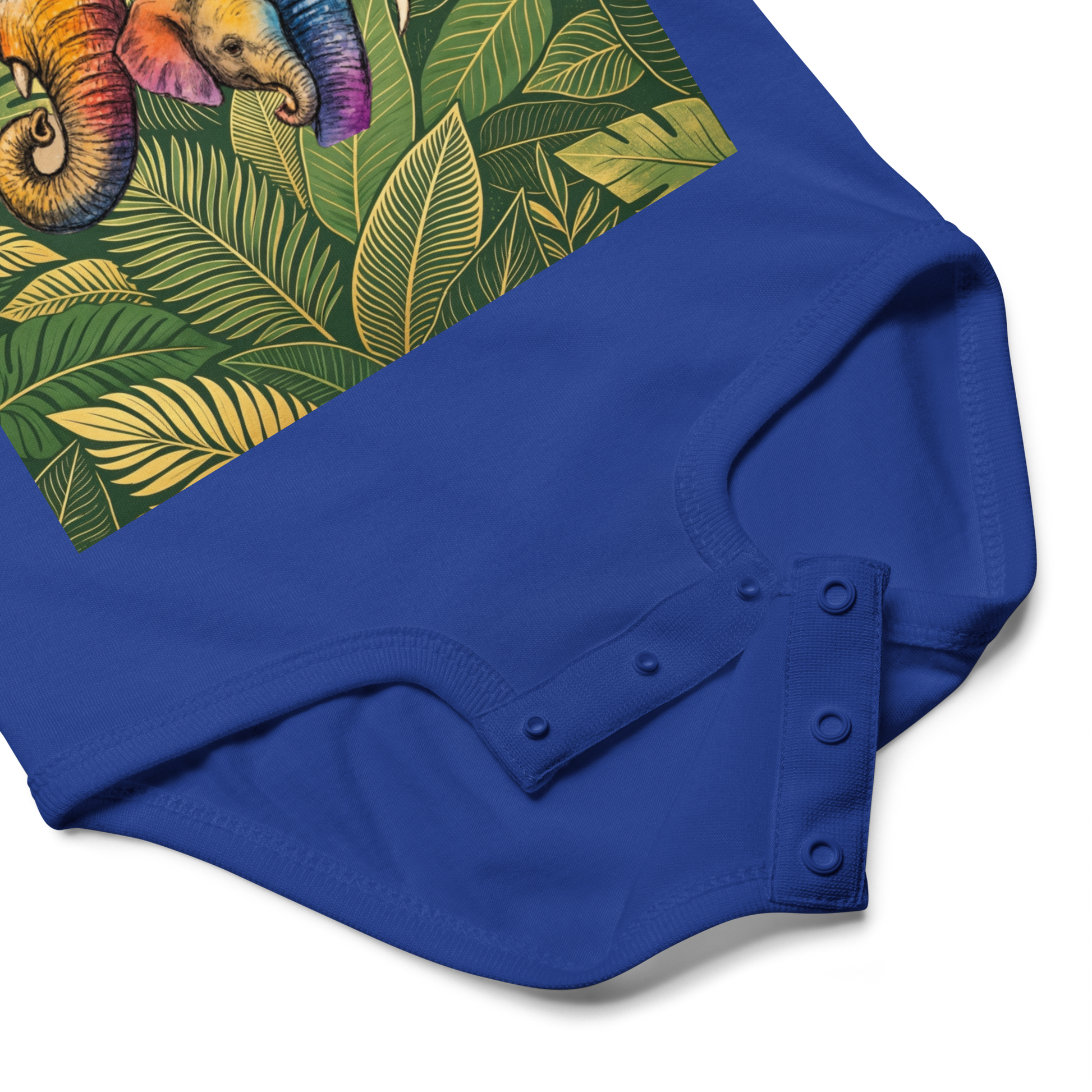 V.I.M Elephant Family Baby Comfort Jersey Bodysuit - Velvet Ink Market (V.I.M)