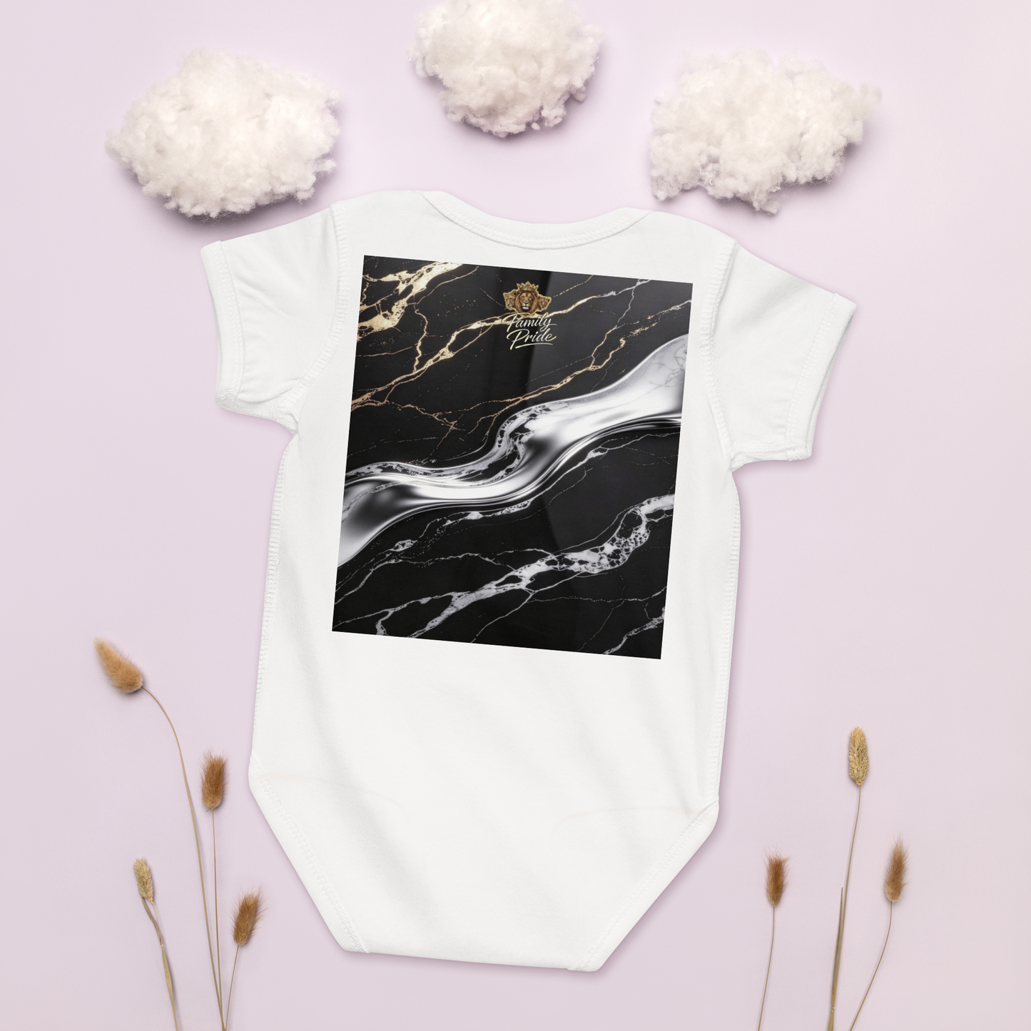 V.I.M Elephant Family Baby Comfort Jersey Bodysuit - Velvet Ink Market (V.I.M)