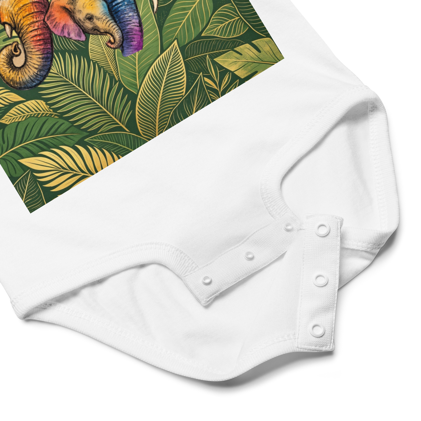 V.I.M Elephant Family Baby Comfort Jersey Bodysuit - Velvet Ink Market (V.I.M)