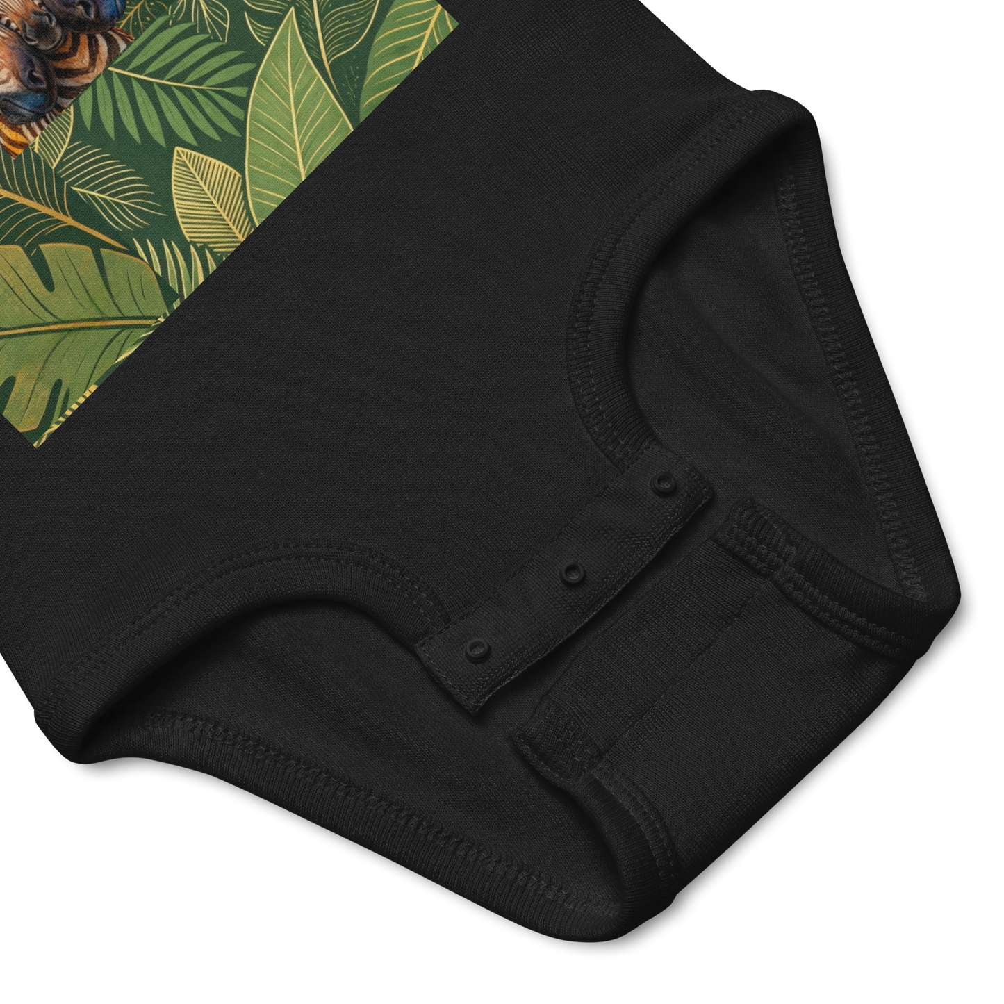 V.I.M Zebra Family Leaf Print Infant Bodysuit - Velvet Ink Market (V.I.M)