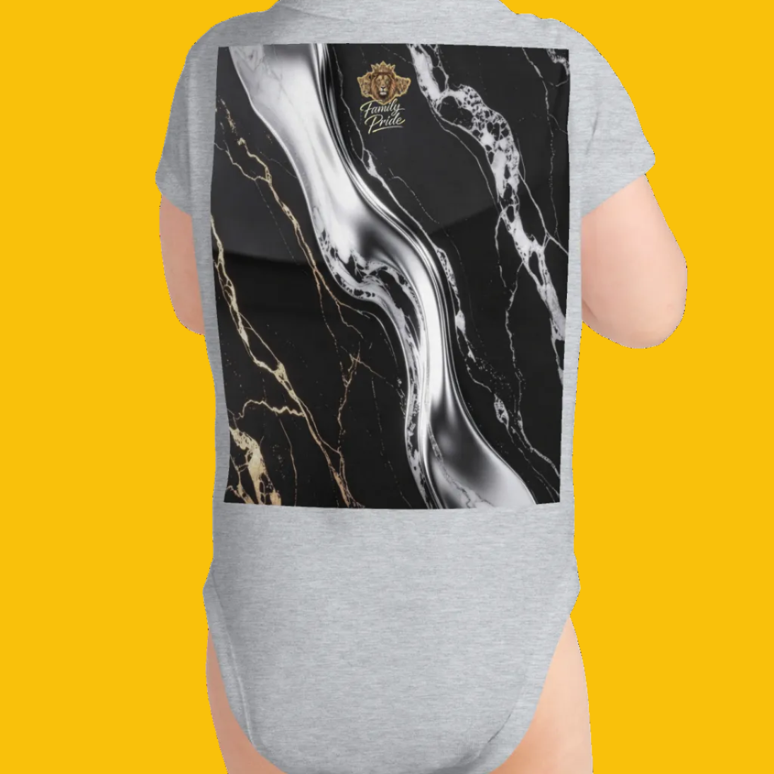 V.I.M Zebra Family Leaf Print Infant Bodysuit - Velvet Ink Market (V.I.M)