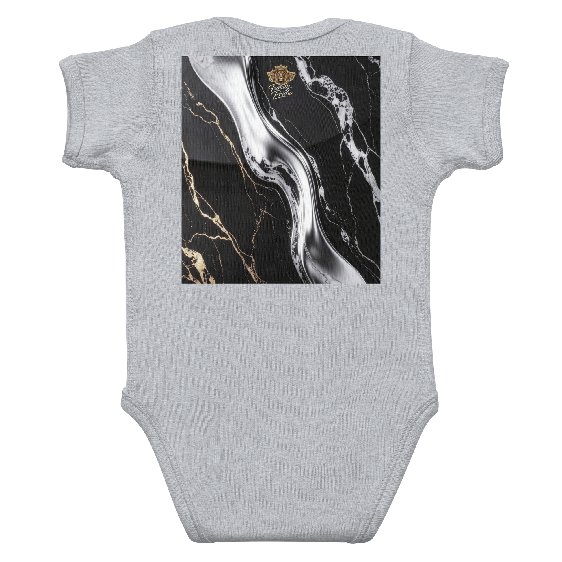 V.I.M Zebra Family Leaf Print Infant Bodysuit - Velvet Ink Market (V.I.M)