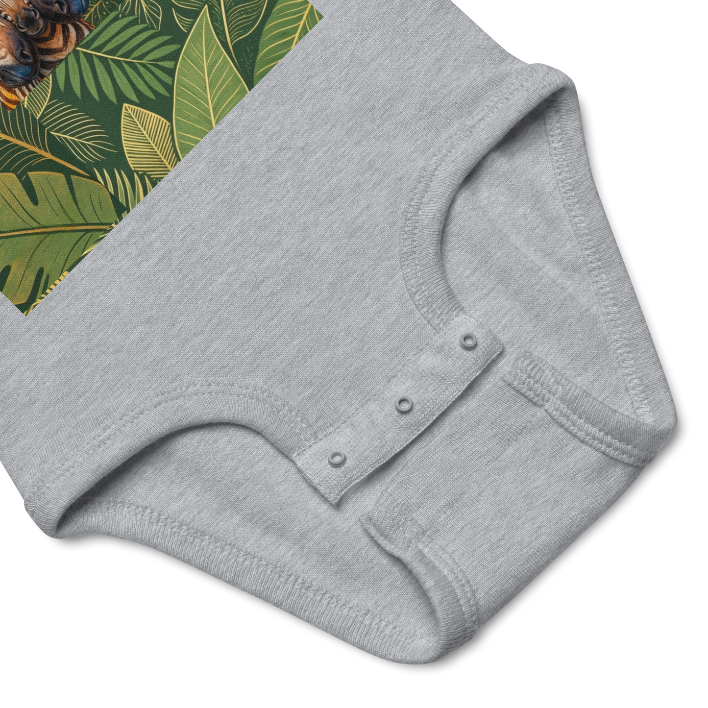V.I.M Zebra Family Leaf Print Infant Bodysuit - Velvet Ink Market (V.I.M)
