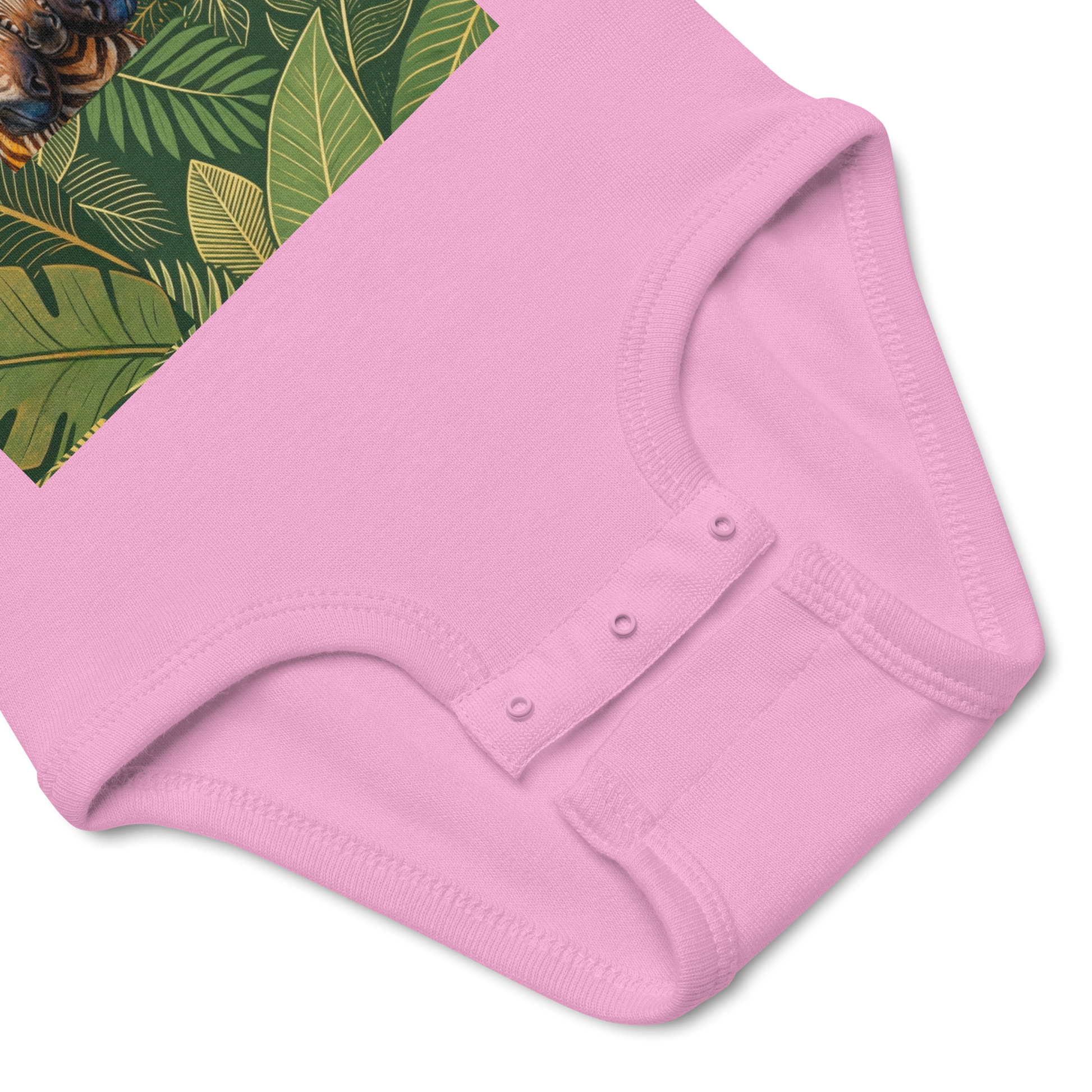V.I.M Zebra Family Leaf Print Infant Bodysuit - Velvet Ink Market (V.I.M)