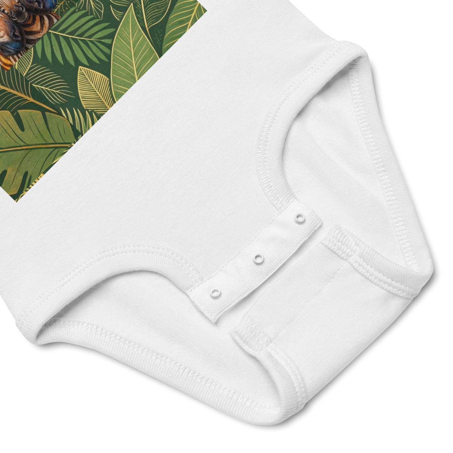 V.I.M Zebra Family Leaf Print Infant Bodysuit - Velvet Ink Market (V.I.M)