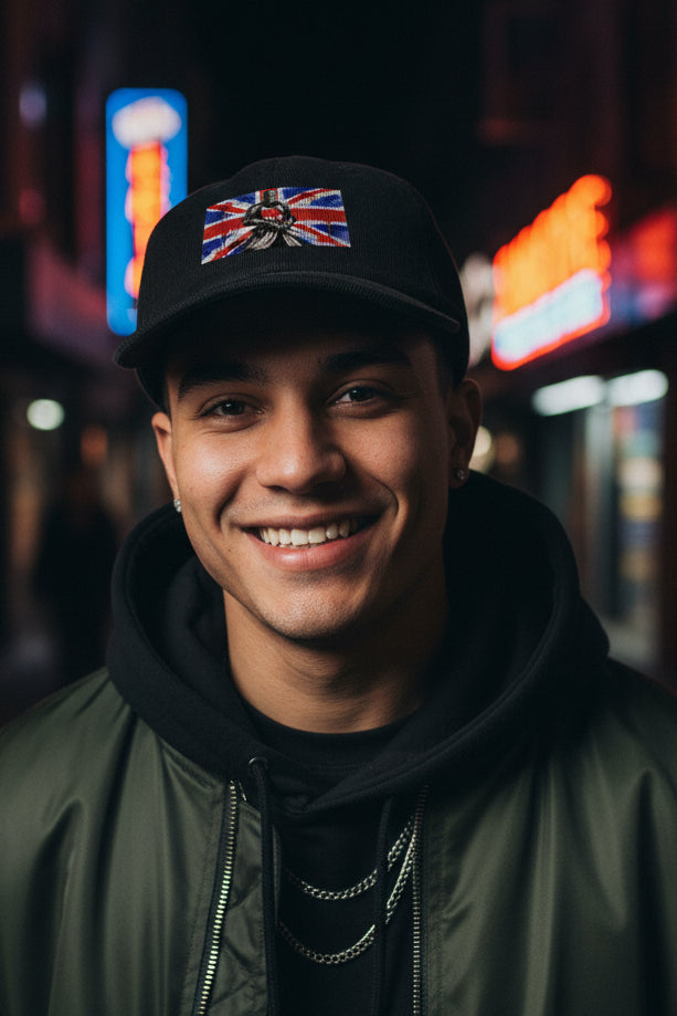 Velvet Ink Patriot Union Jack Corduroy Hat - Velvet Ink Market (V.I.M)