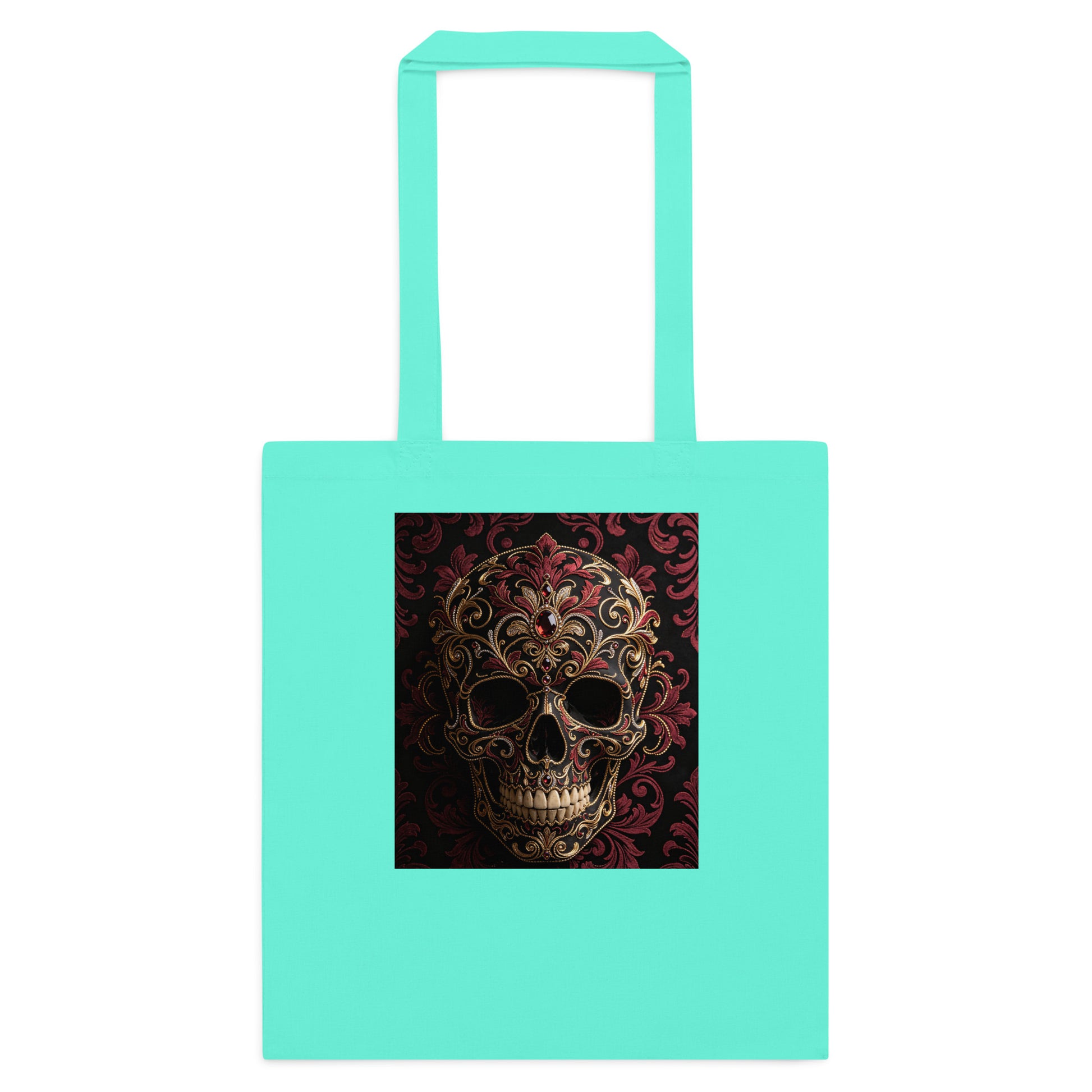 V.I.M Tribal Skull Print Cotton Tote Bag - Velvet Ink Market (V.I.M)