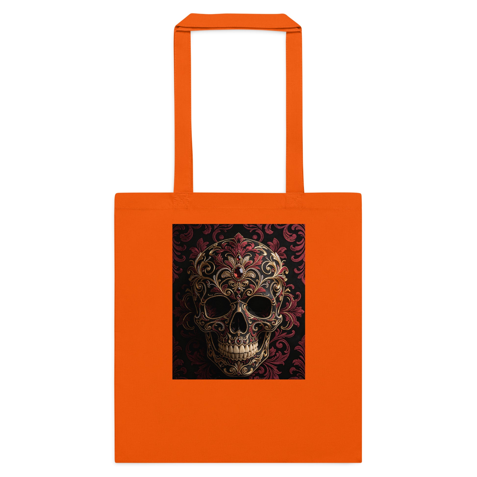 V.I.M Tribal Skull Print Cotton Tote Bag - Velvet Ink Market (V.I.M)
