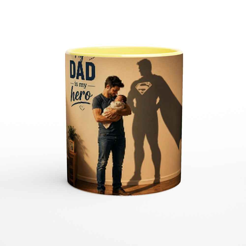 Real Fathers Are Heroes Mug - Velvet Ink Market (V.I.M)