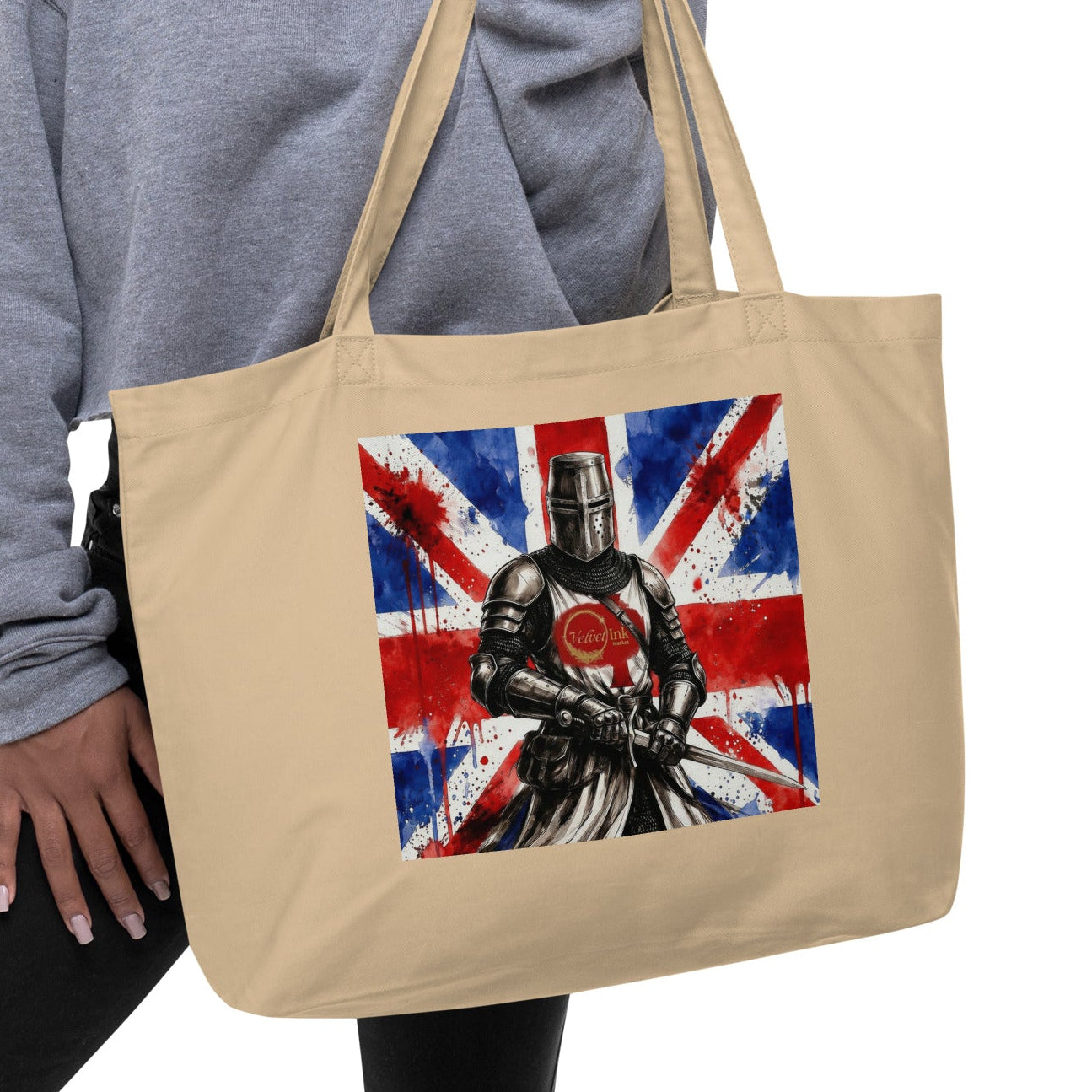 Velvet Ink Union Jack Tote Bag - Velvet Ink Market (V.I.M)