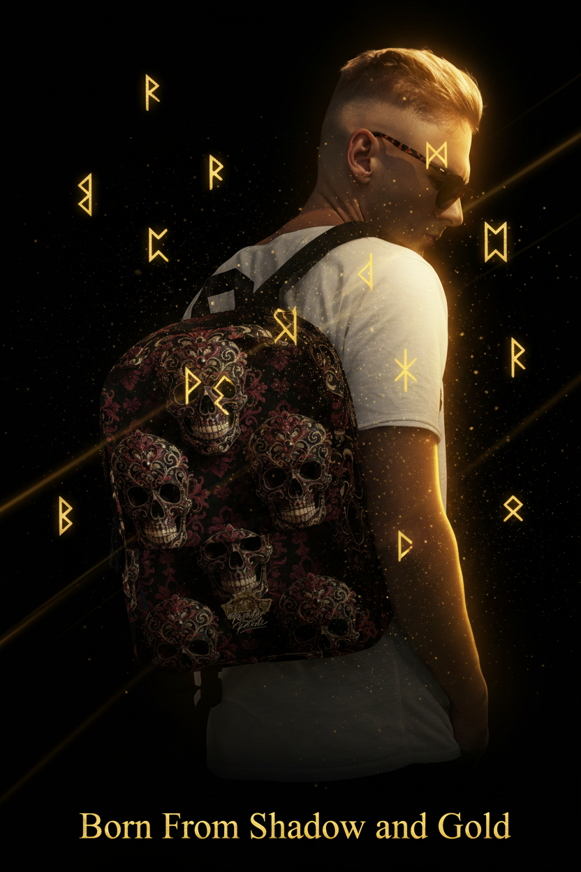 V.I.M Tribal Skull All-Over Print Backpack - Velvet Ink Market (V.I.M)
