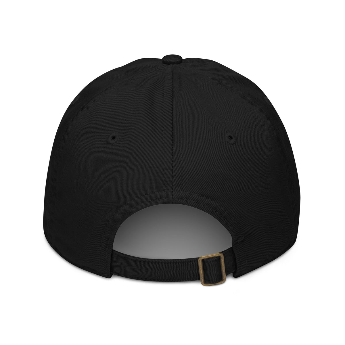 VIM Family Pride Organic Dad Hat for Dads Legacy Wearable Heritage Premium Quality Cap in black with adjustable strap