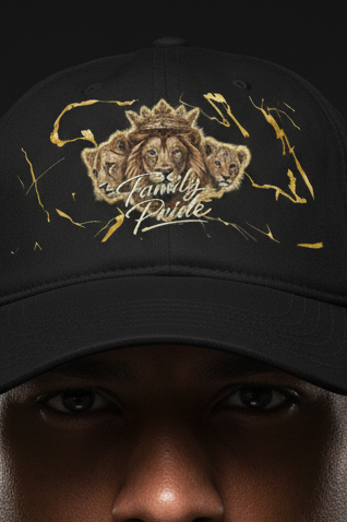 V.I.M Family Pride Lion Brand Organic Dad Hat - Velvet Ink Market (V.I.M)