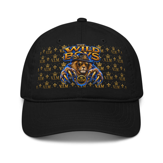 Wild Boys Lion Graphic Dad Hat — front view