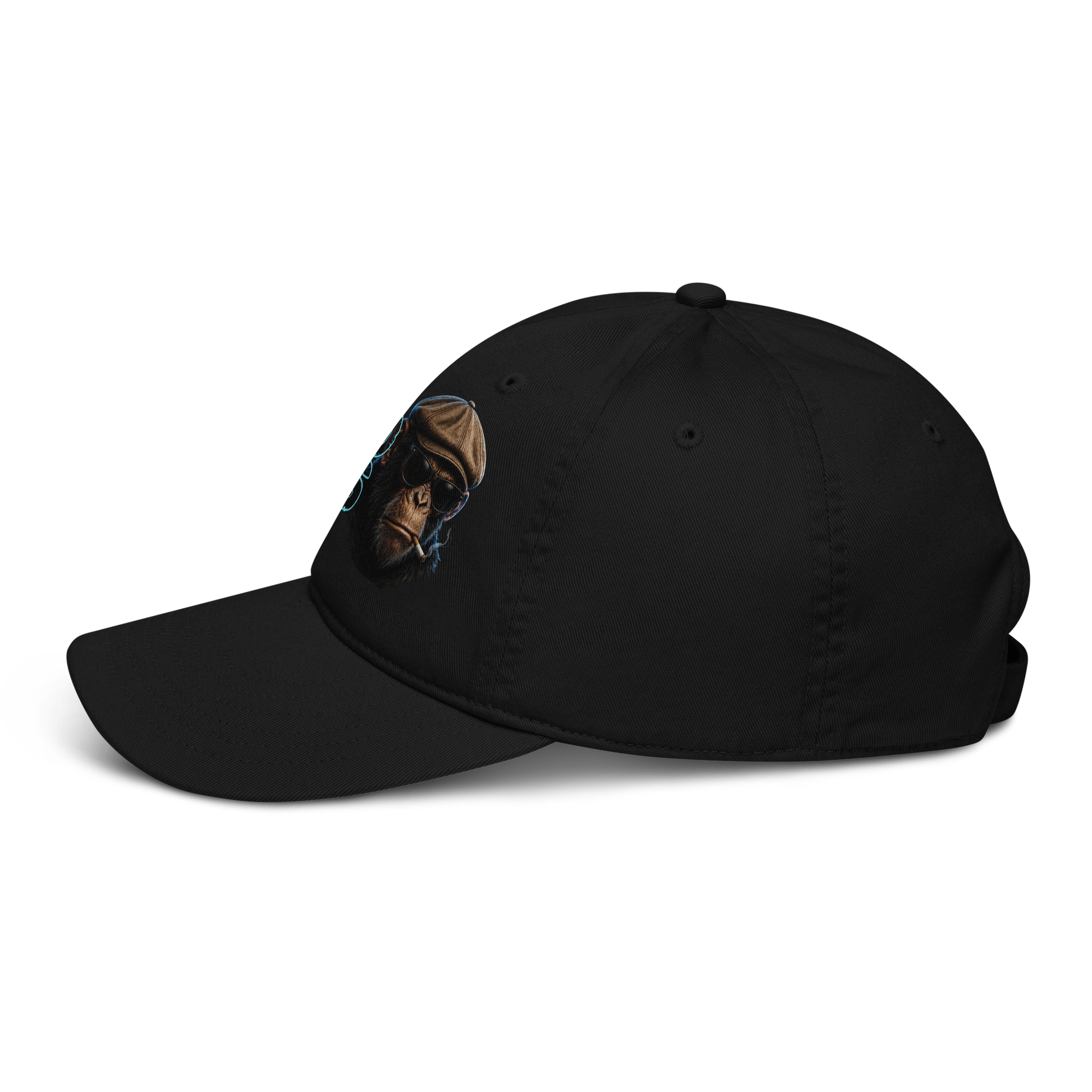V.I.M Wild Boys Chimp Theme Organic Dad Hat - Velvet Ink Market (V.I.M)