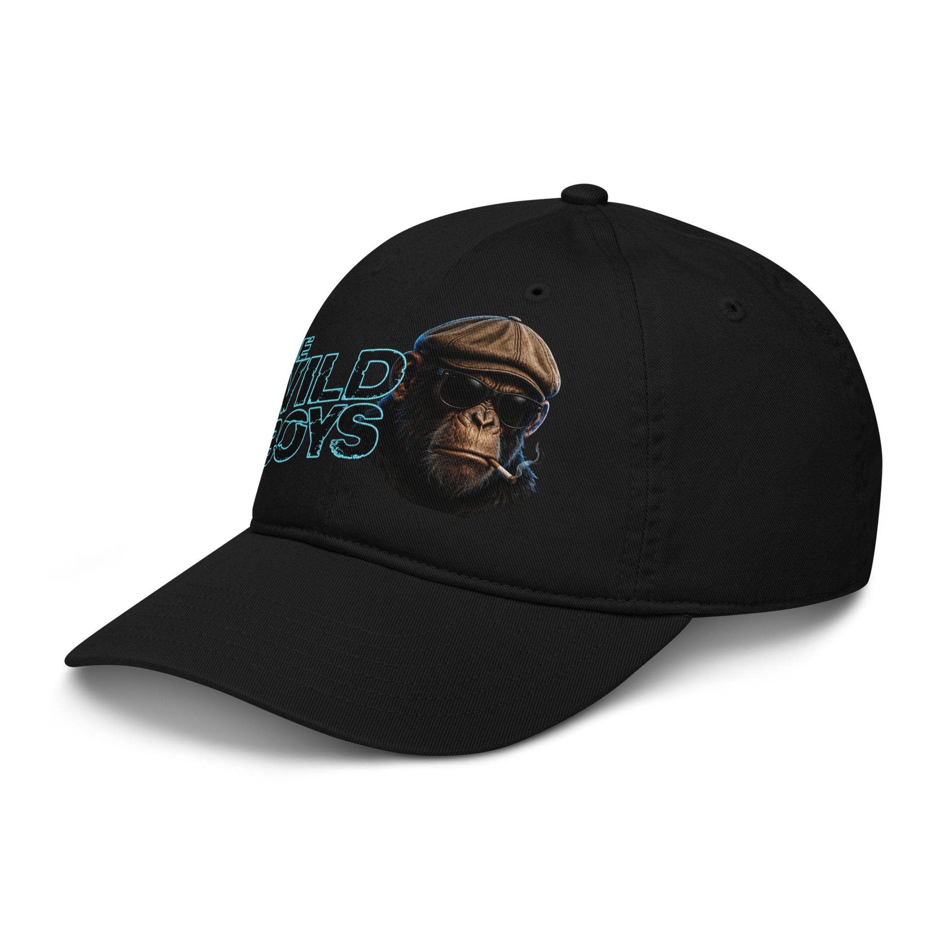 V.I.M Wild Boys Chimp Theme Organic Dad Hat - Velvet Ink Market (V.I.M)