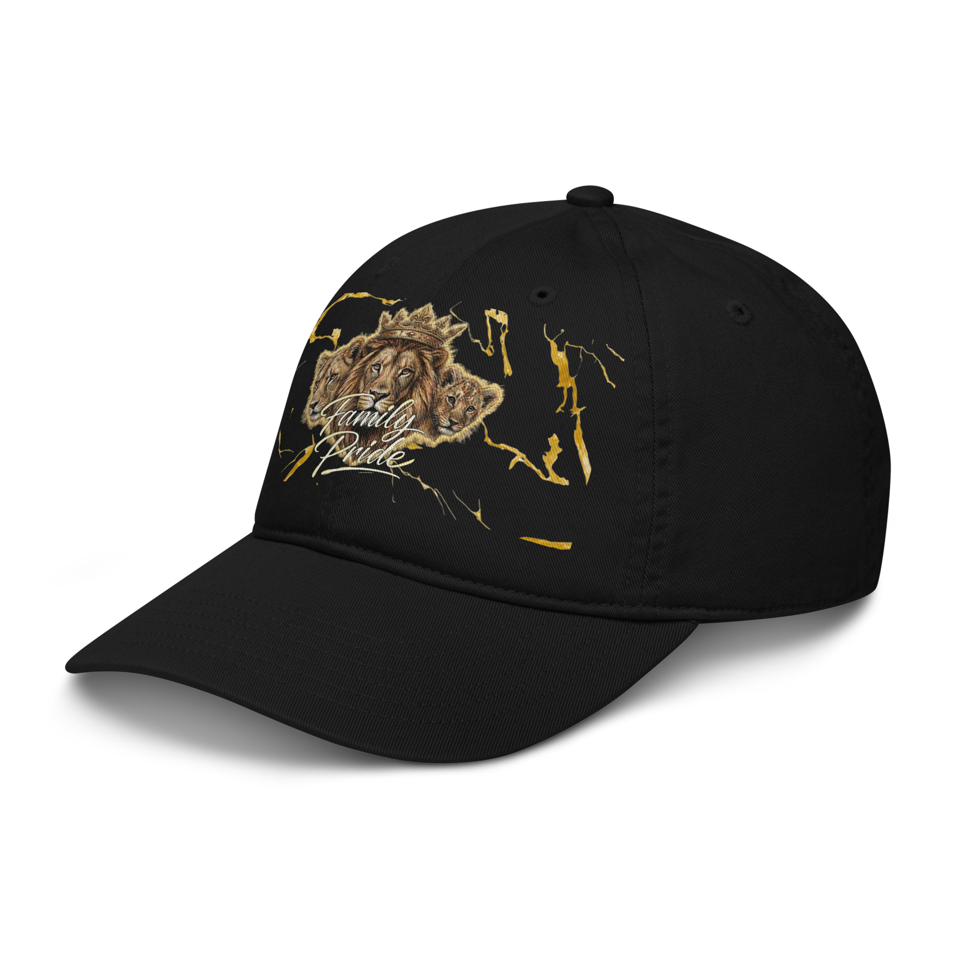 V.I.M Family Pride Lion Brand Organic Dad Hat - Velvet Ink Market (V.I.M)