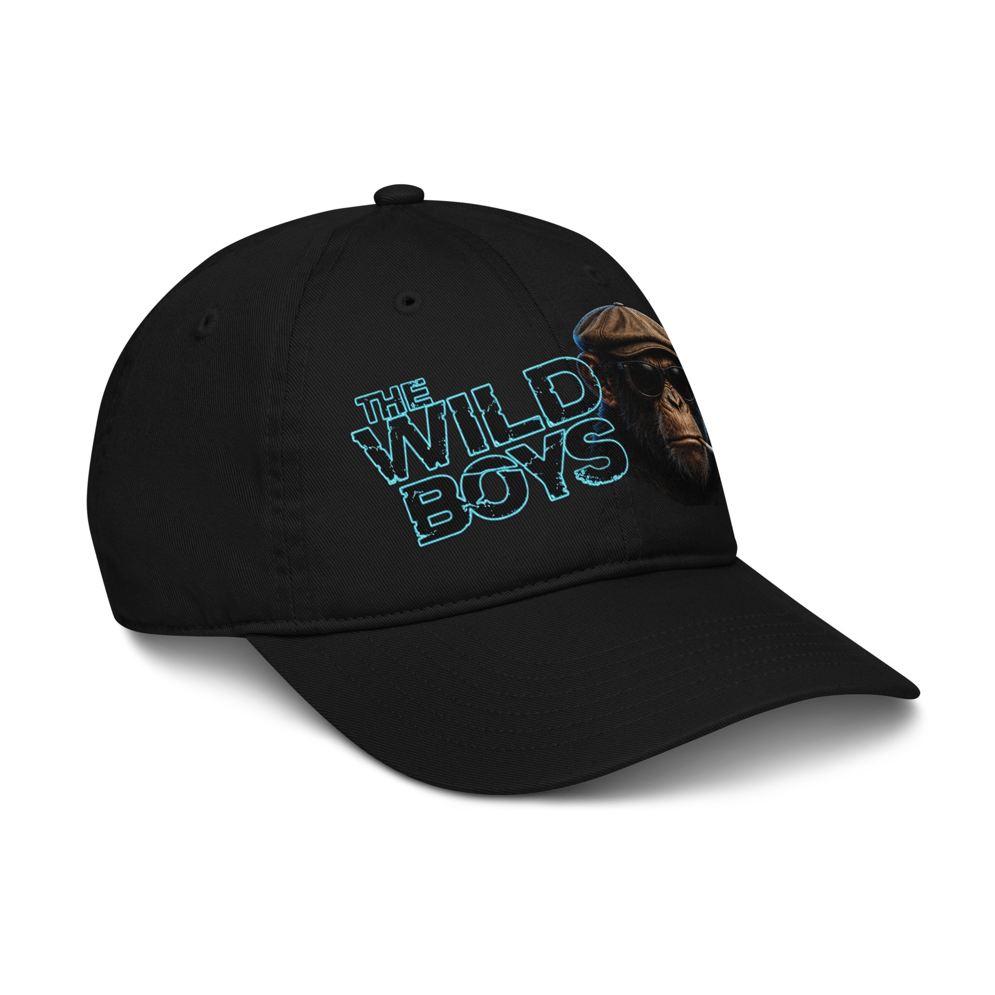 V.I.M Wild Boys Chimp Theme Organic Dad Hat - Velvet Ink Market (V.I.M)