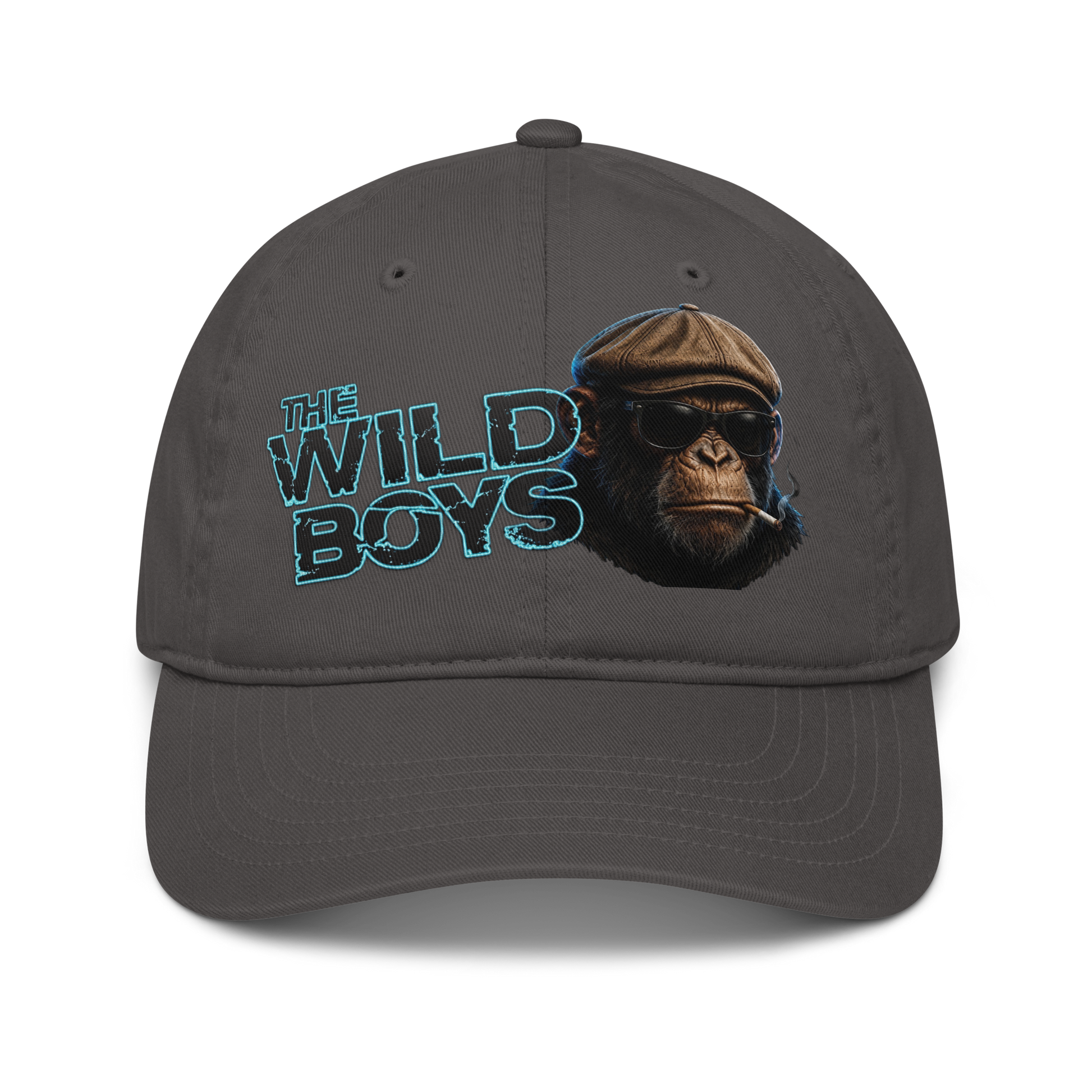 V.I.M Wild Boys Chimp Theme Organic Dad Hat - Velvet Ink Market (V.I.M)