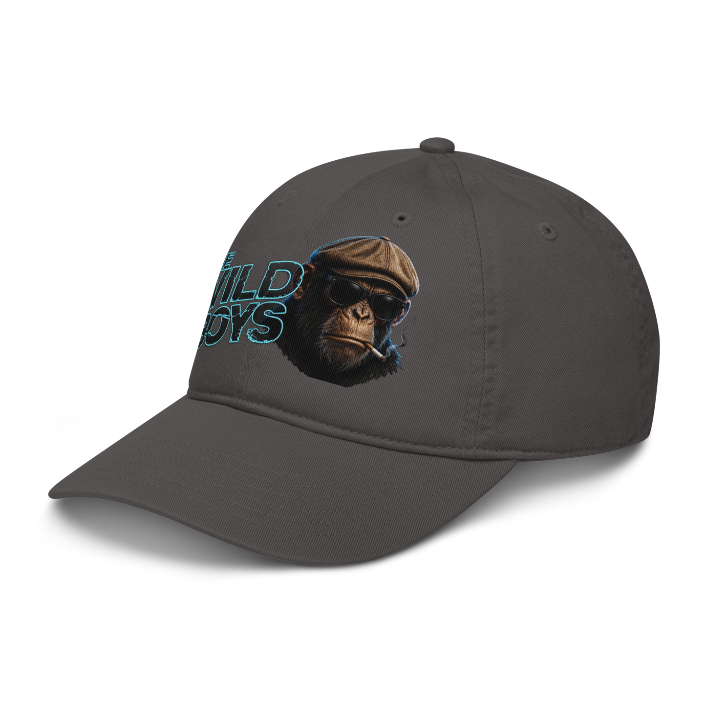 V.I.M Wild Boys Chimp Theme Organic Dad Hat - Velvet Ink Market (V.I.M)