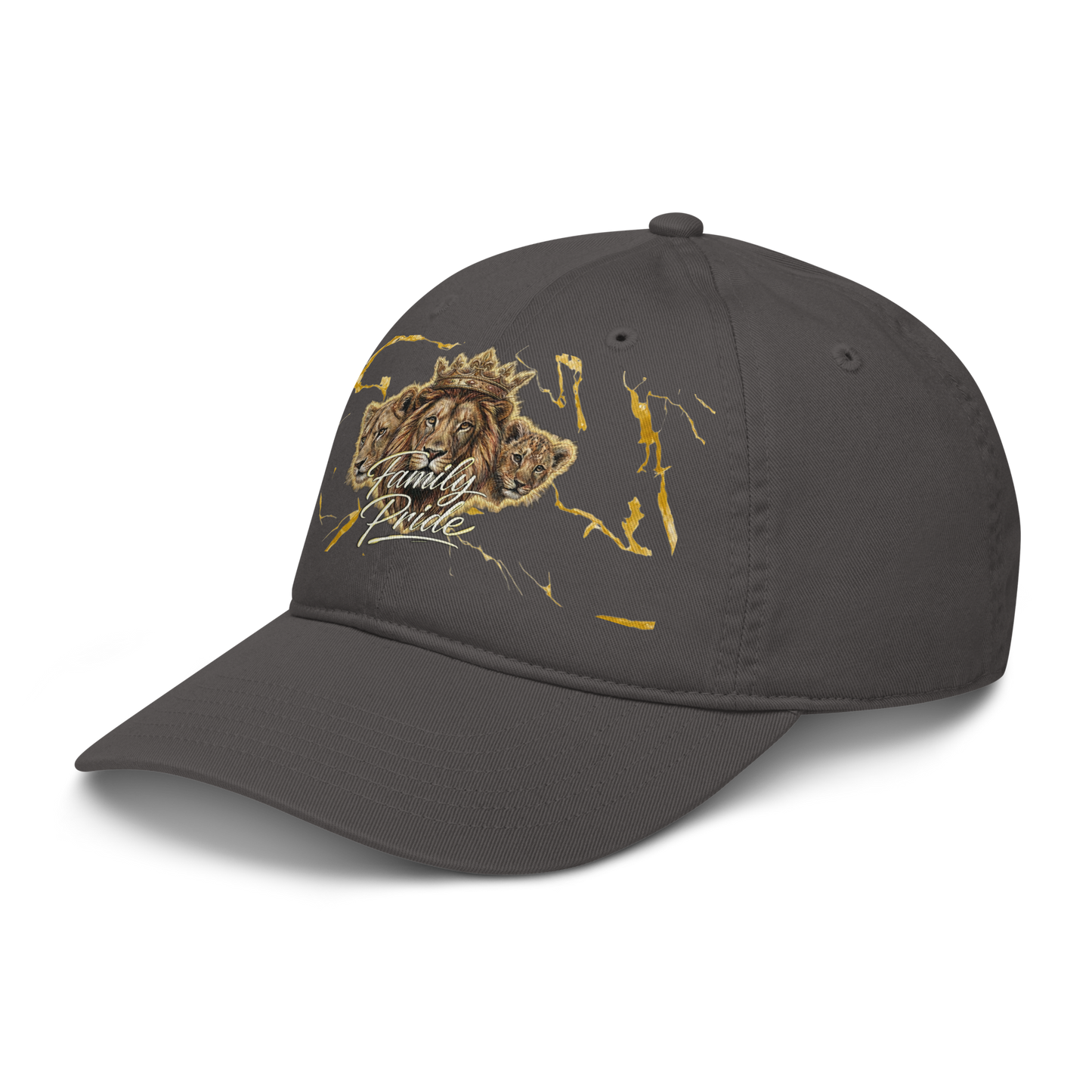 V.I.M Family Pride Lion Brand Organic Dad Hat - Velvet Ink Market (V.I.M)