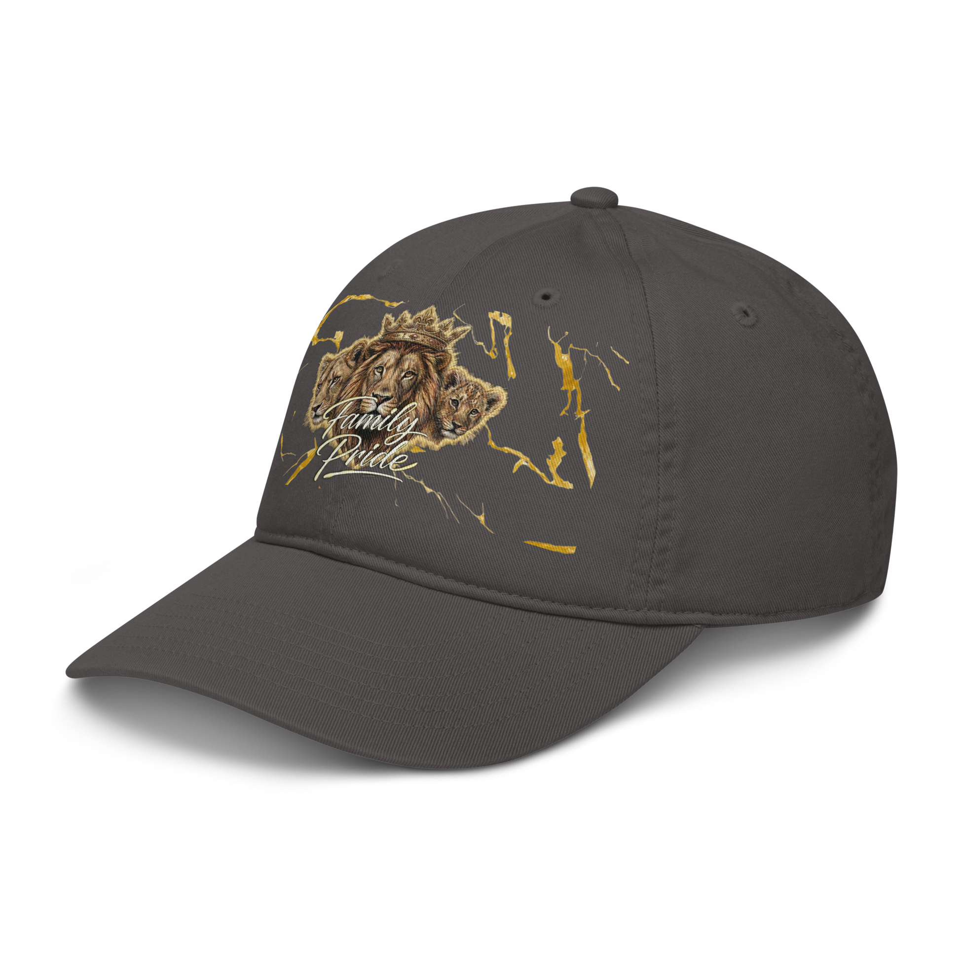 V.I.M Family Pride Lion Brand Organic Dad Hat - Velvet Ink Market (V.I.M)