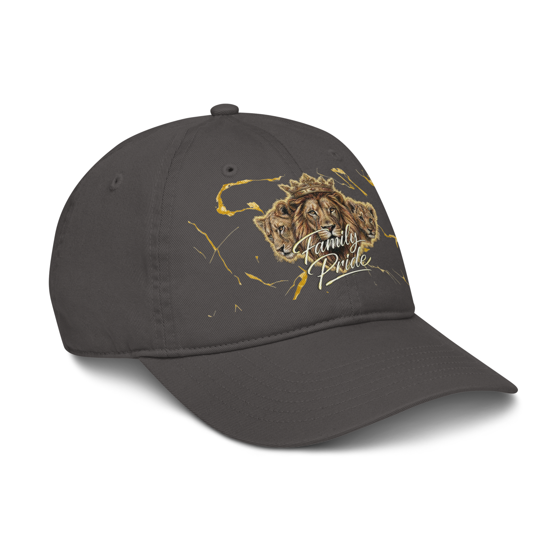 V.I.M Family Pride Lion Brand Organic Dad Hat - Velvet Ink Market (V.I.M)
