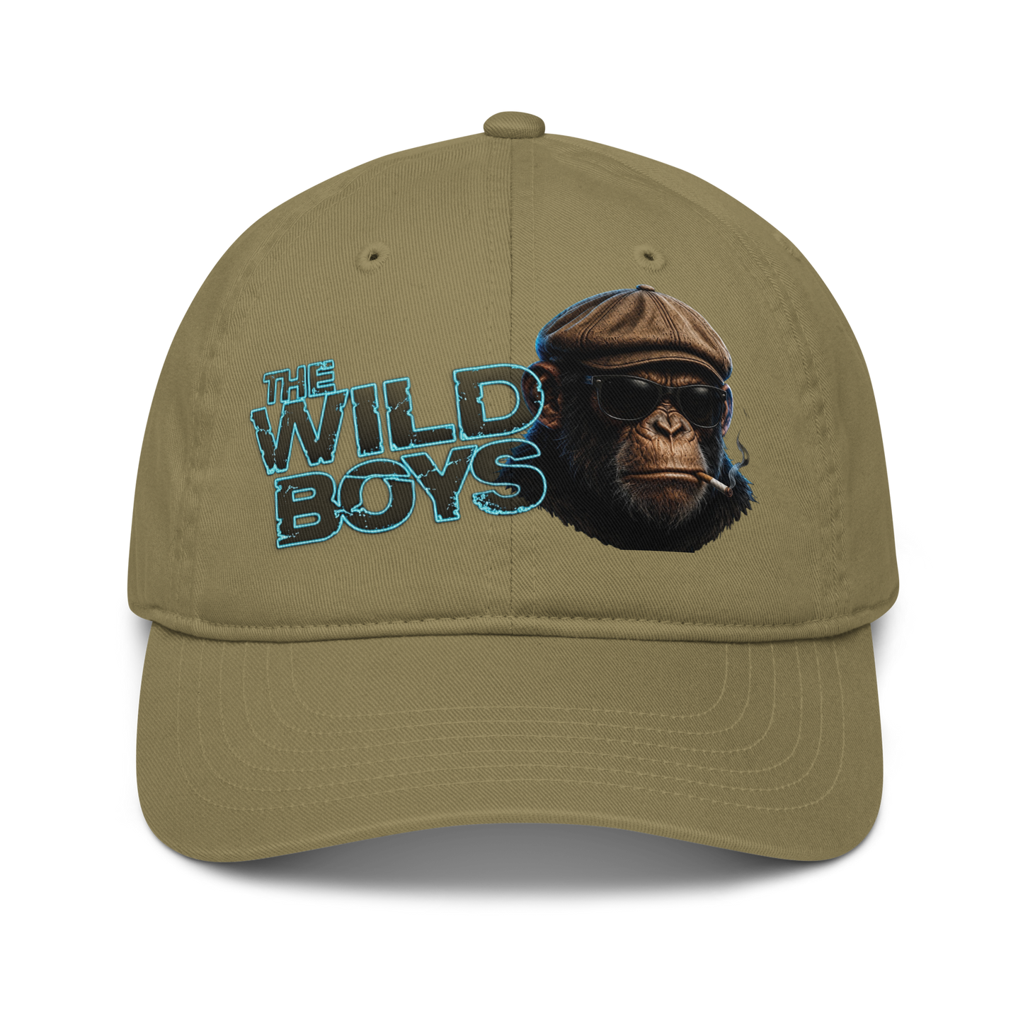 V.I.M Wild Boys Chimp Theme Organic Dad Hat - Velvet Ink Market (V.I.M)
