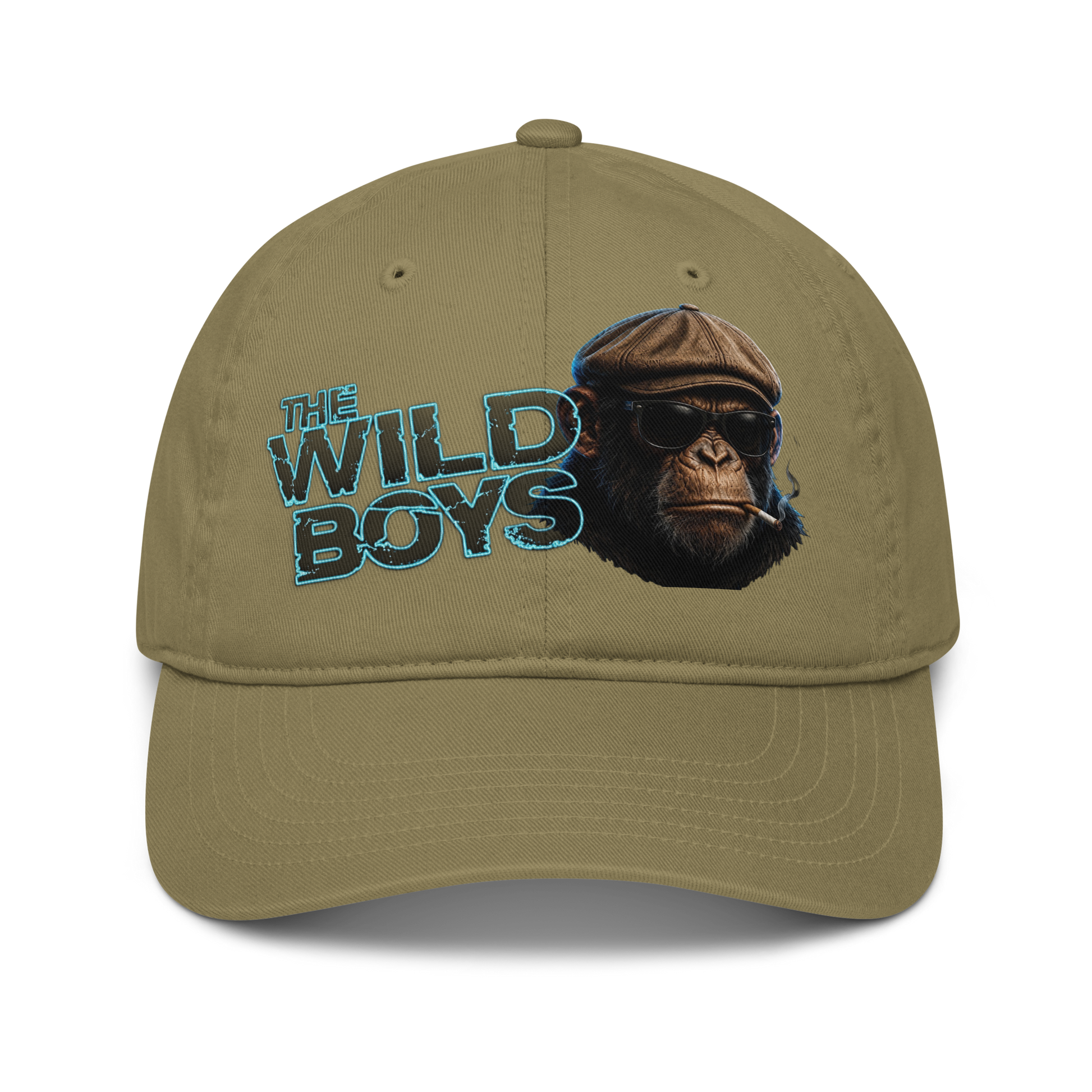 V.I.M Wild Boys Chimp Theme Organic Dad Hat - Velvet Ink Market (V.I.M)