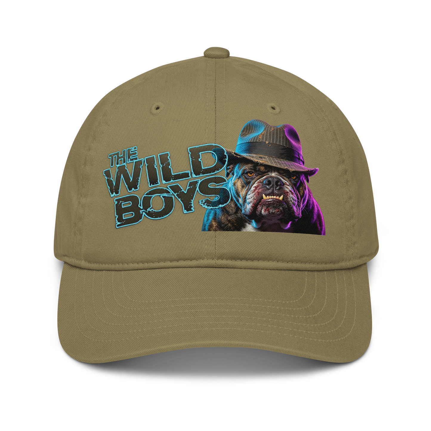 V.I.M Wild Boys Bulldog Theme Organic Dad Hat - Velvet Ink Market (V.I.M)