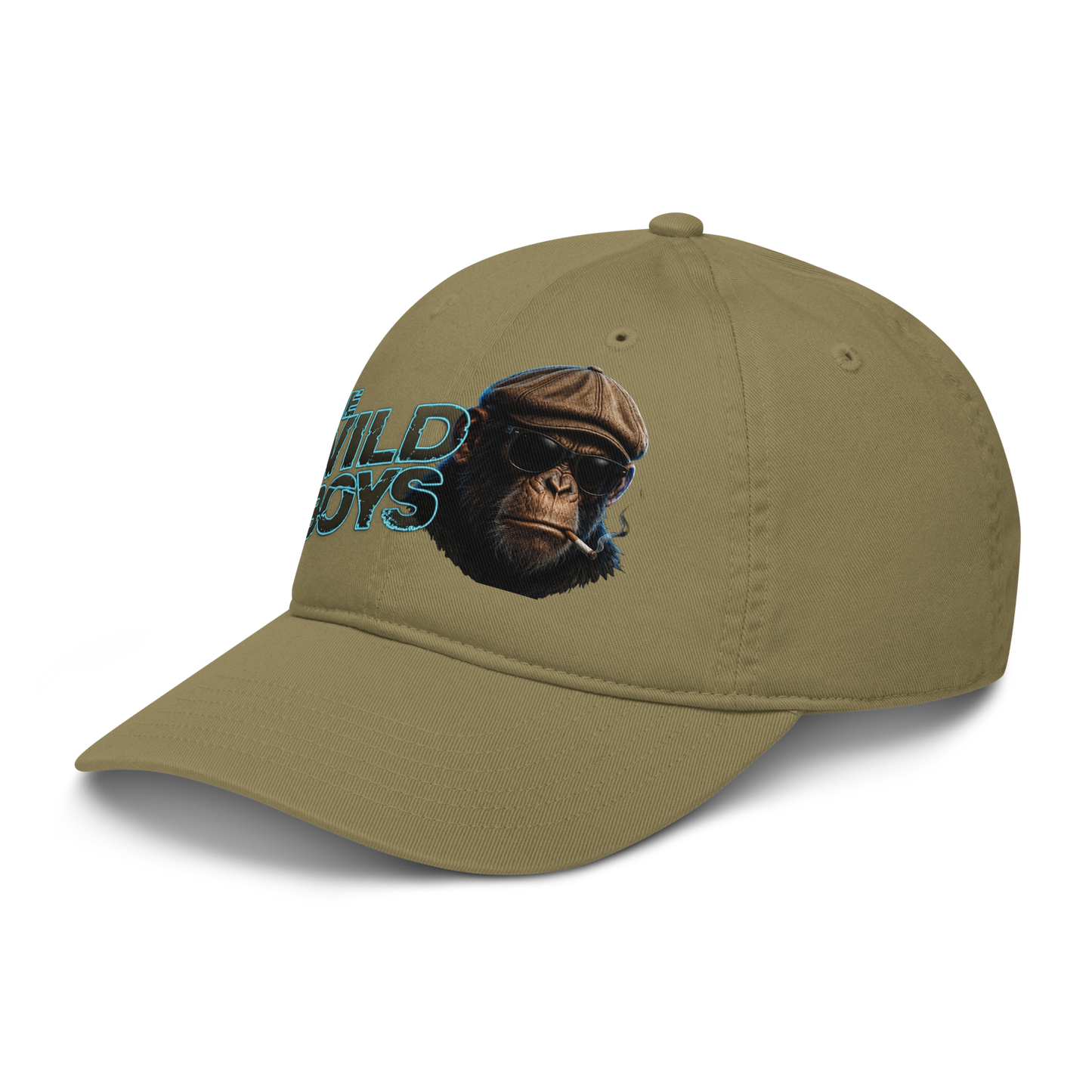 V.I.M Wild Boys Chimp Theme Organic Dad Hat - Velvet Ink Market (V.I.M)
