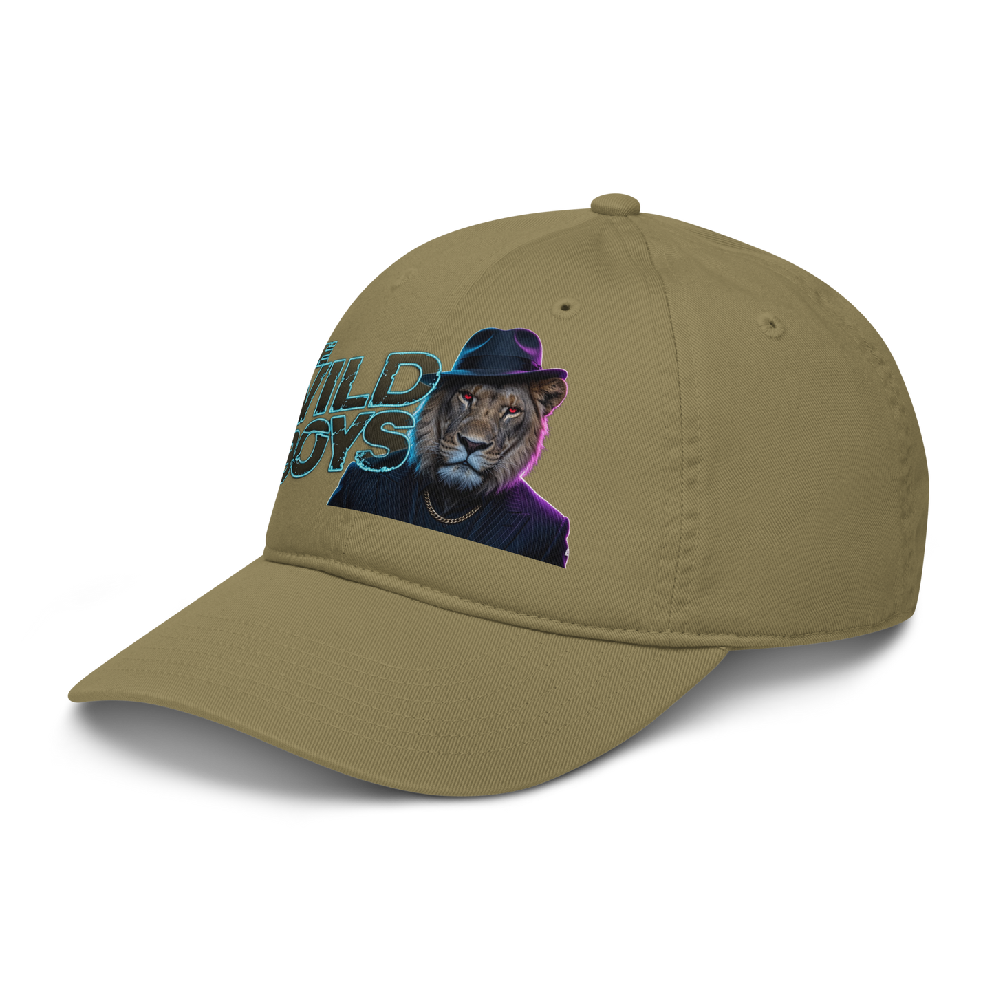 V.I.M Wild Boys Lion Theme Organic Dad Hat - Velvet Ink Market (V.I.M)