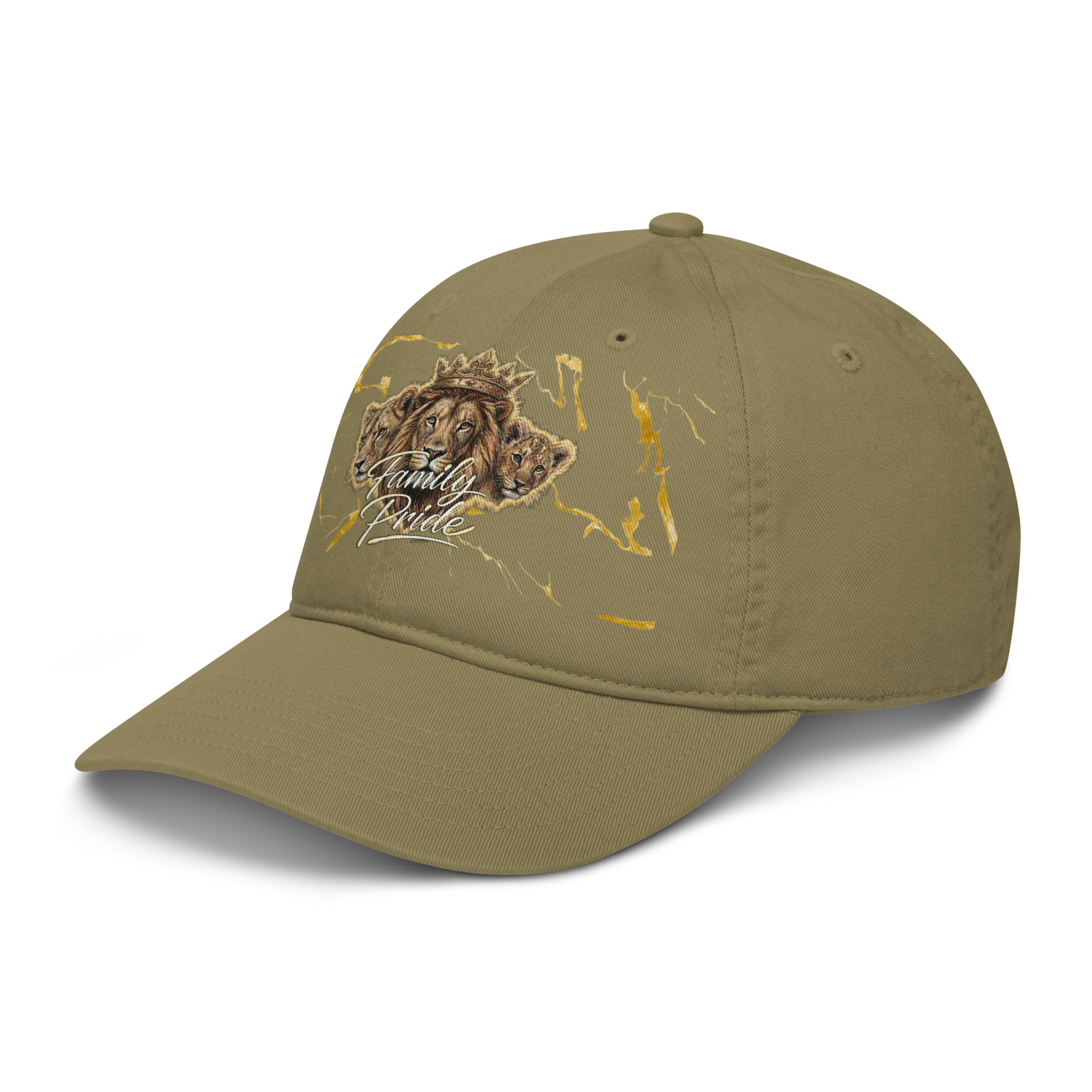 V.I.M Family Pride Lion Brand Organic Dad Hat - Velvet Ink Market (V.I.M)
