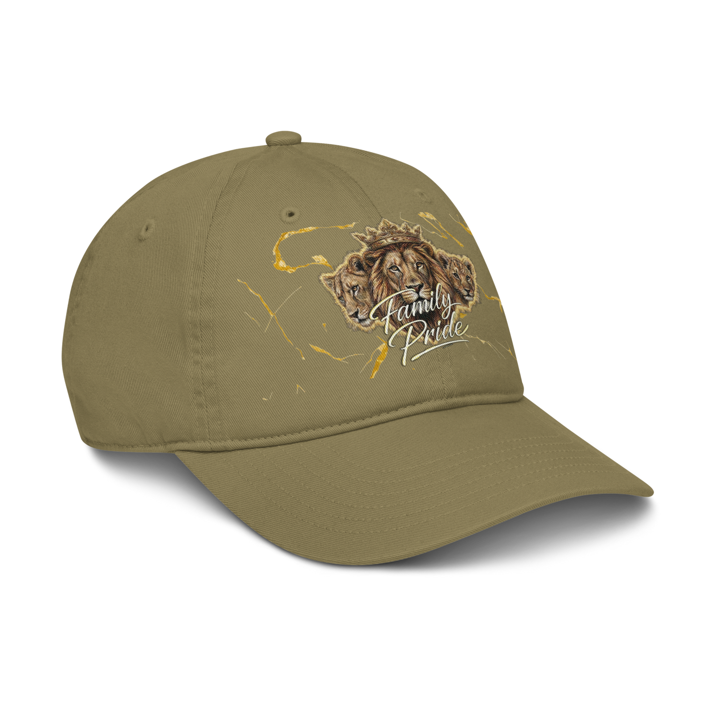 V.I.M Family Pride Lion Brand Organic Dad Hat - Velvet Ink Market (V.I.M)