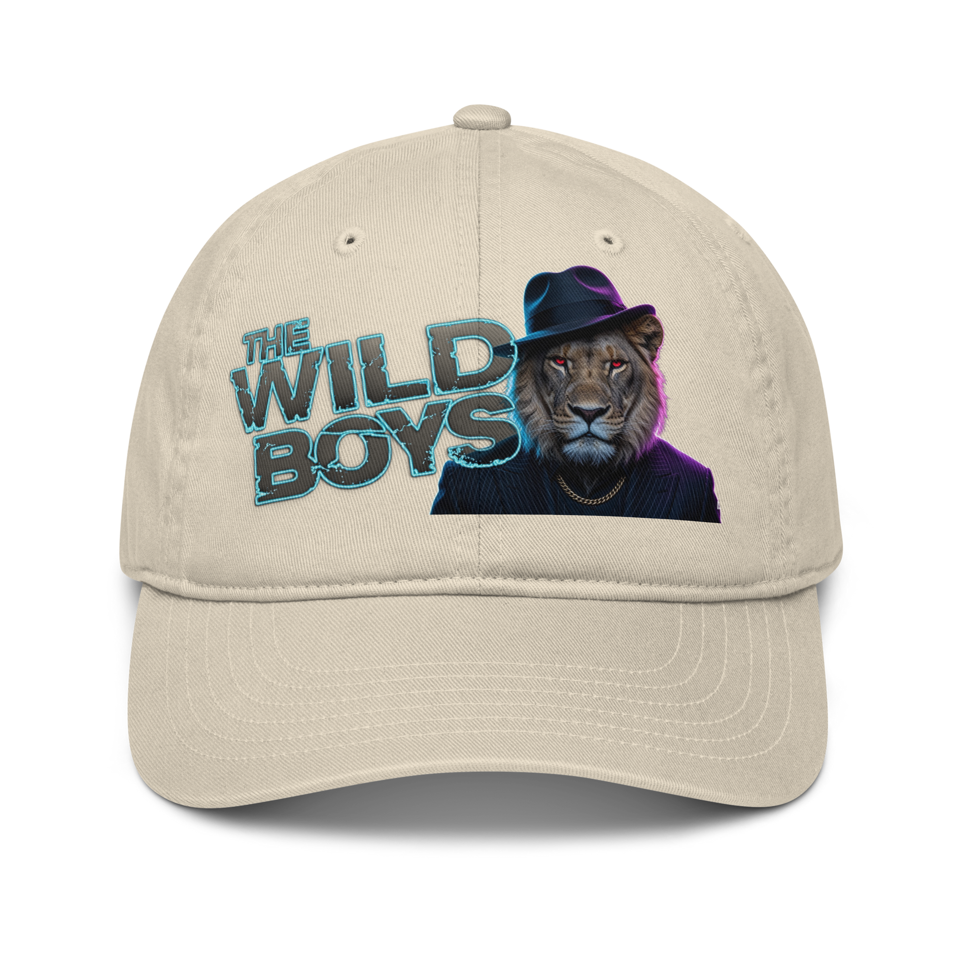V.I.M Wild Boys Lion Theme Organic Dad Hat - Velvet Ink Market (V.I.M)