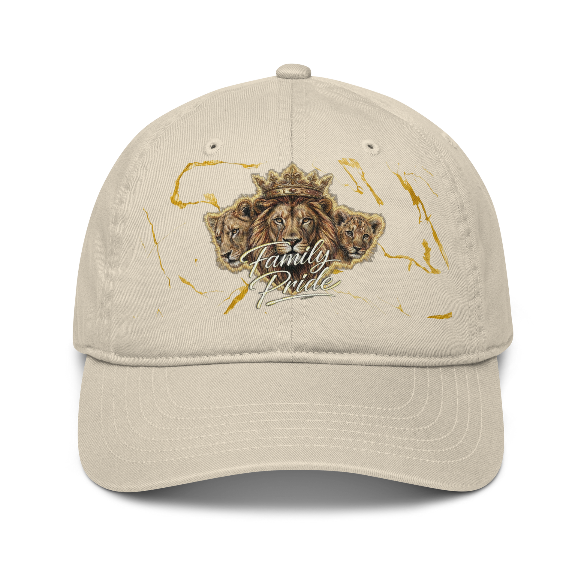 V.I.M Family Pride Lion Brand Organic Dad Hat - Velvet Ink Market (V.I.M)