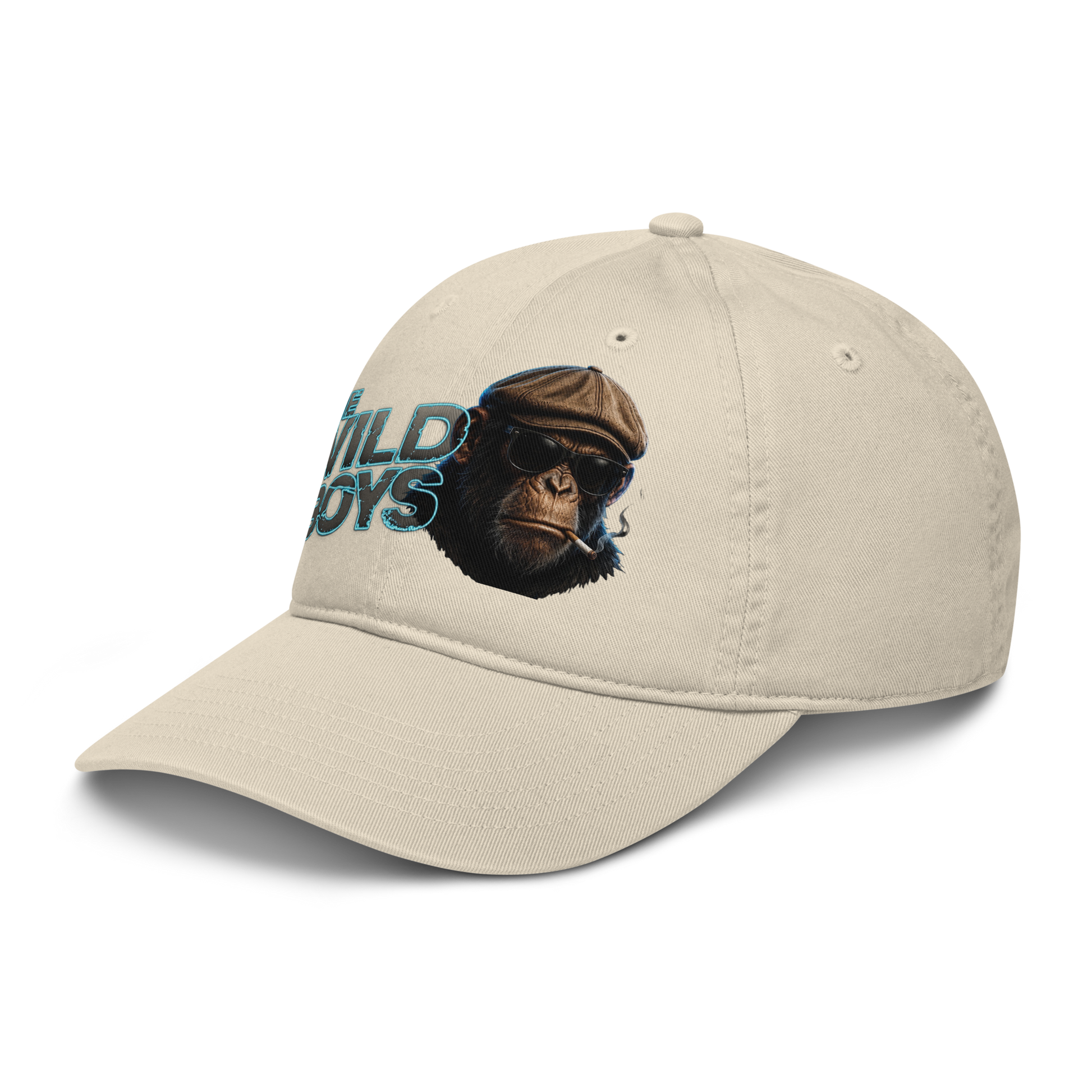 V.I.M Wild Boys Chimp Theme Organic Dad Hat - Velvet Ink Market (V.I.M)