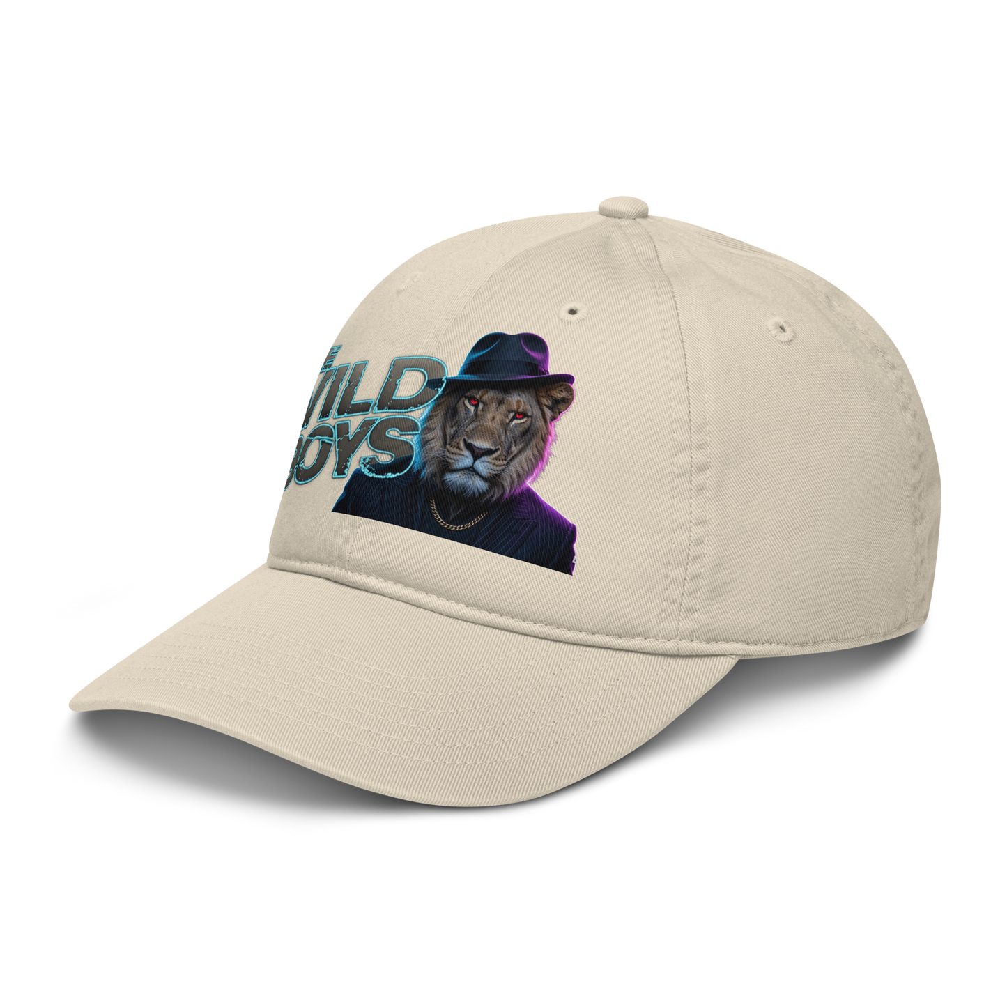 V.I.M Wild Boys Lion Theme Organic Dad Hat - Velvet Ink Market (V.I.M)
