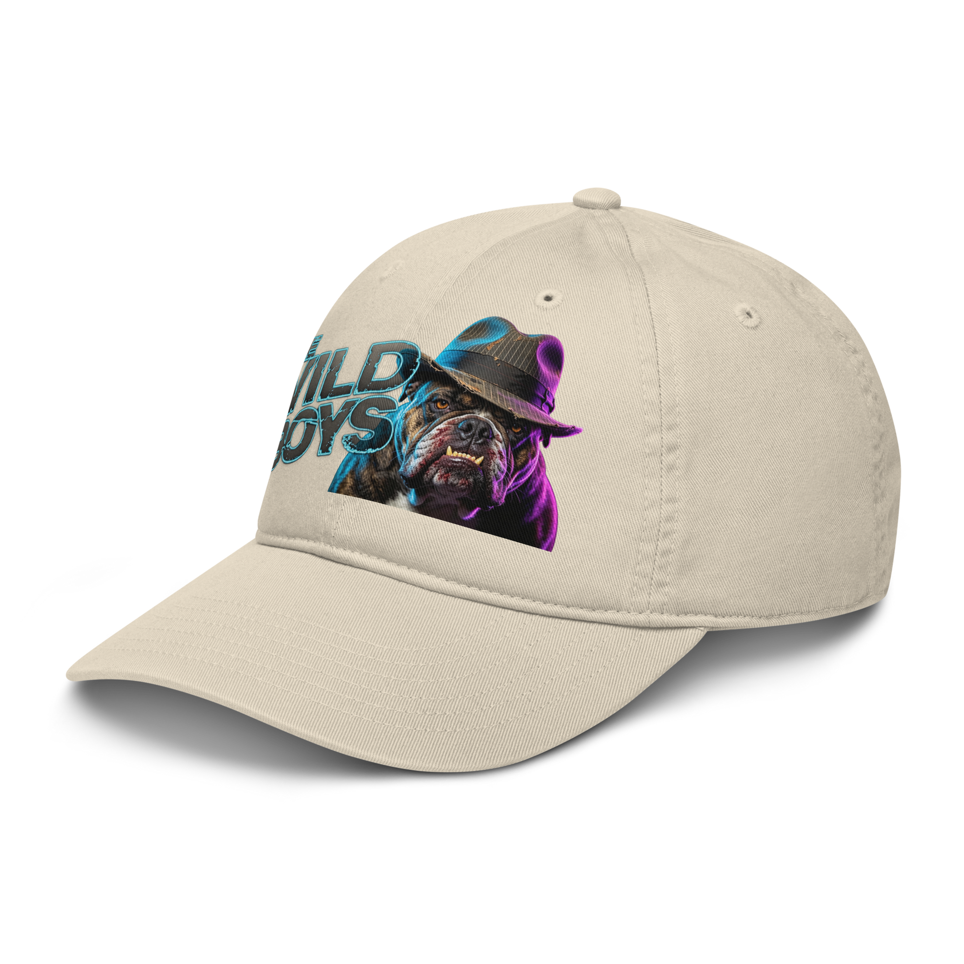 V.I.M Wild Boys Bulldog Theme Organic Dad Hat - Velvet Ink Market (V.I.M)
