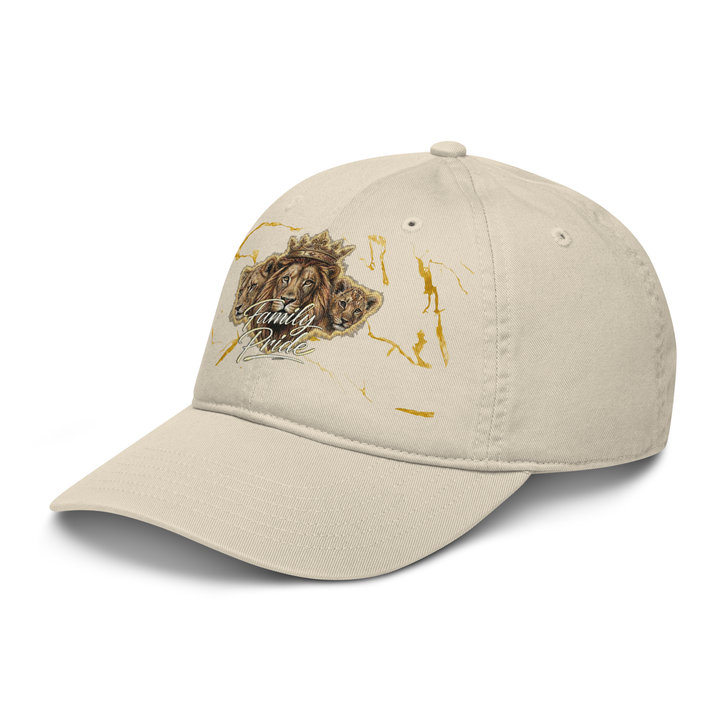 V.I.M Family Pride Lion Brand Organic Dad Hat - Velvet Ink Market (V.I.M)