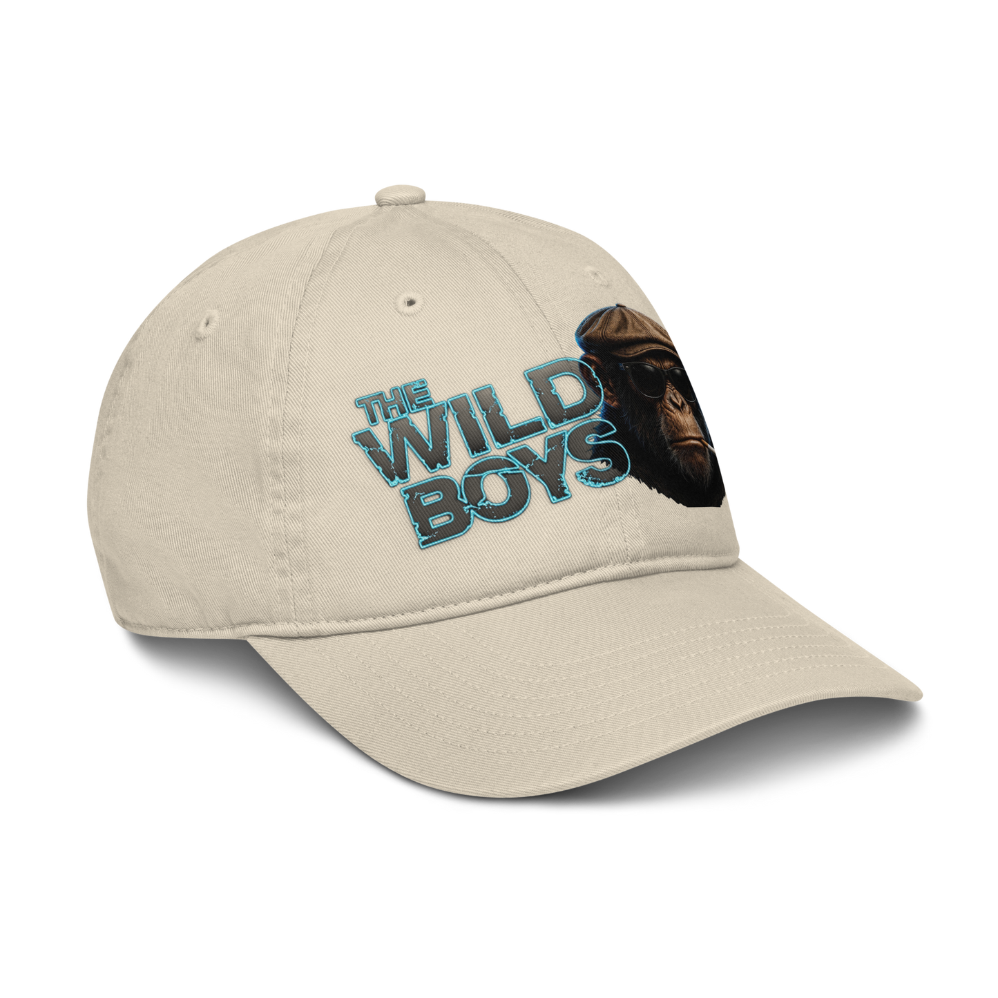 V.I.M Wild Boys Chimp Theme Organic Dad Hat - Velvet Ink Market (V.I.M)