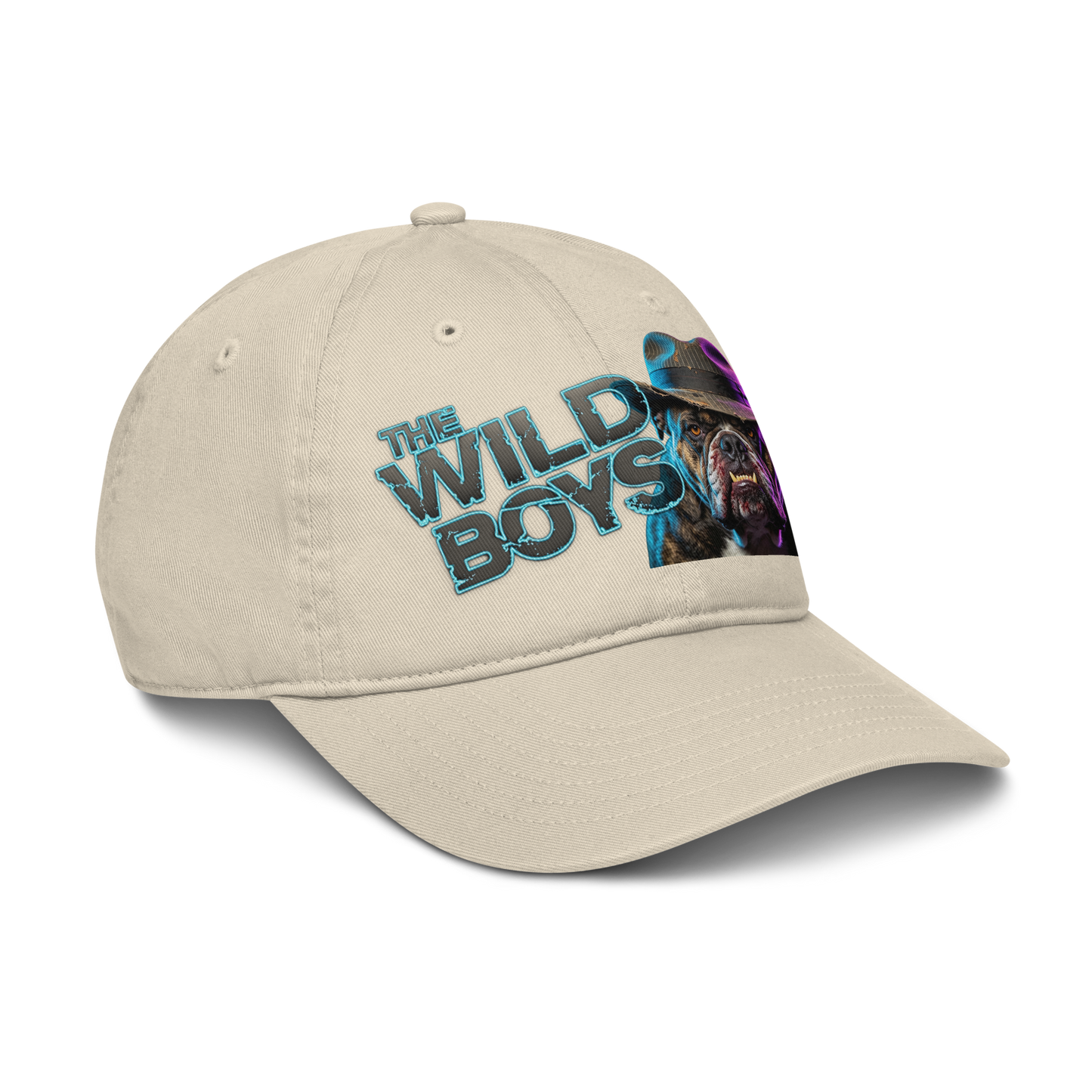 V.I.M Wild Boys Bulldog Theme Organic Dad Hat - Velvet Ink Market (V.I.M)