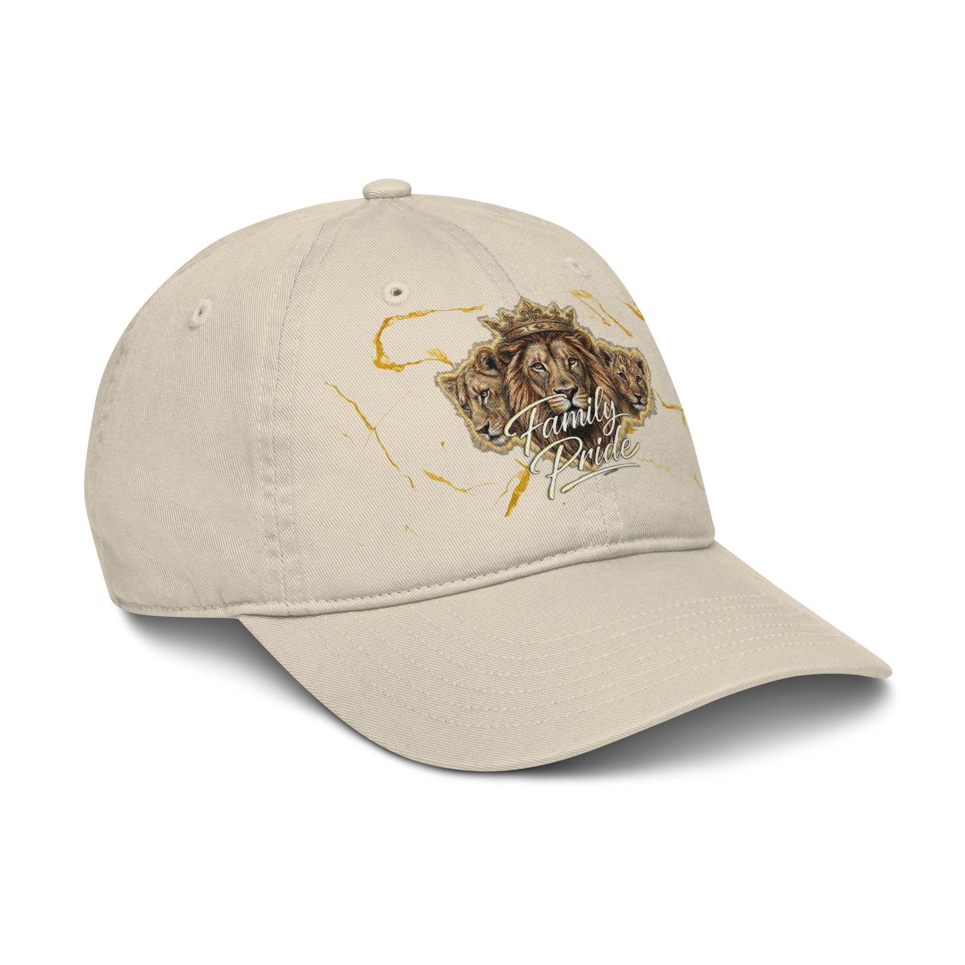 V.I.M Family Pride Lion Brand Organic Dad Hat - Velvet Ink Market (V.I.M)