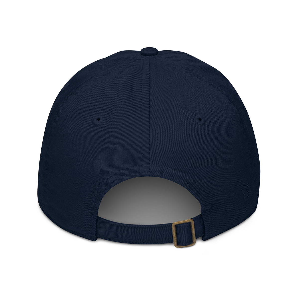 VIM Family Pride Organic Dad Hat for Dads Legacy Wearable Heritage Premium Quality Cap in navy with adjustable strap.