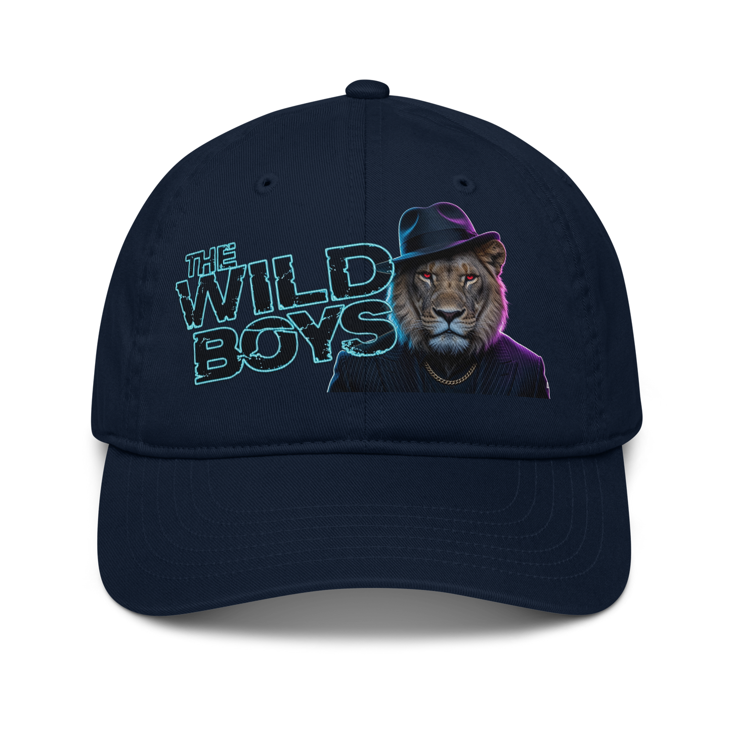 V.I.M Wild Boys Lion Theme Organic Dad Hat - Velvet Ink Market (V.I.M)