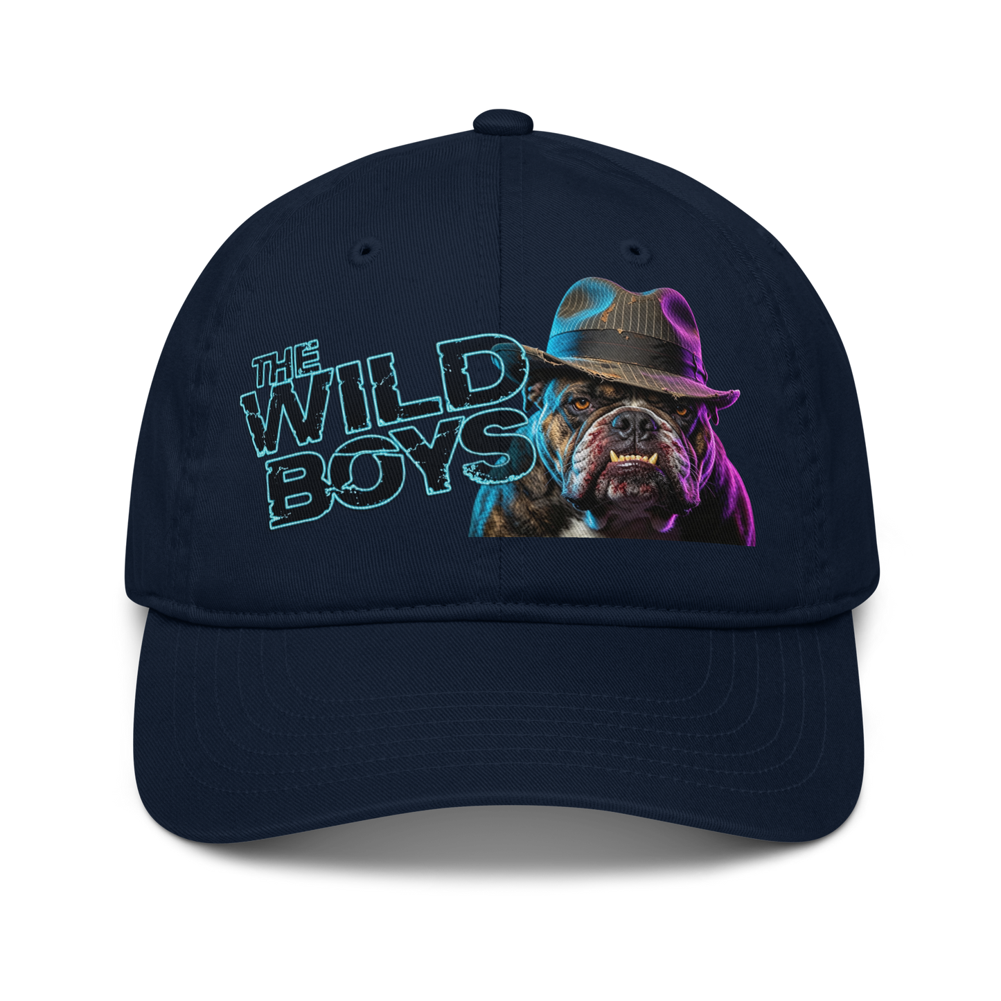V.I.M Wild Boys Bulldog Theme Organic Dad Hat - Velvet Ink Market (V.I.M)