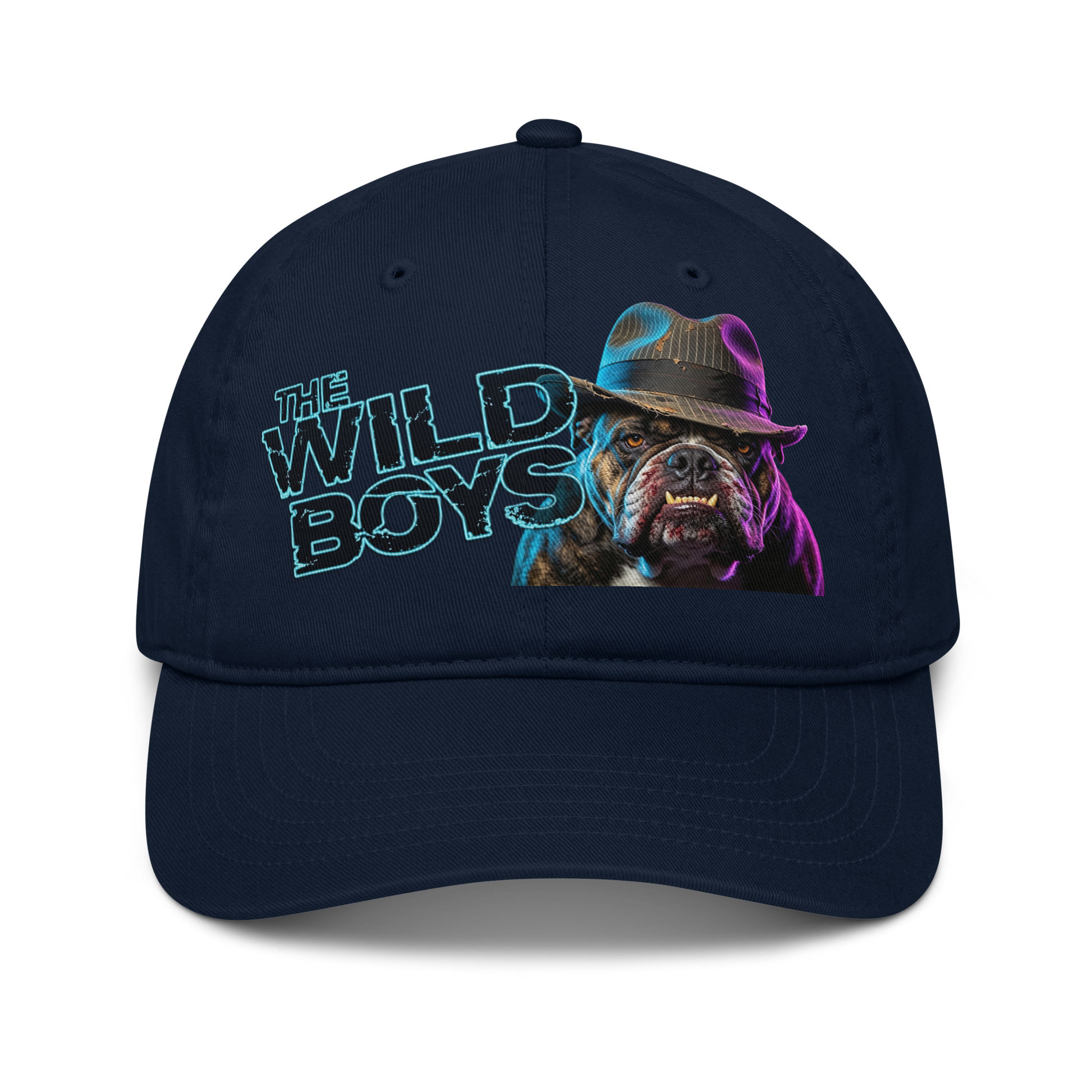 V.I.M Wild Boys Bulldog Theme Organic Dad Hat - Velvet Ink Market (V.I.M)