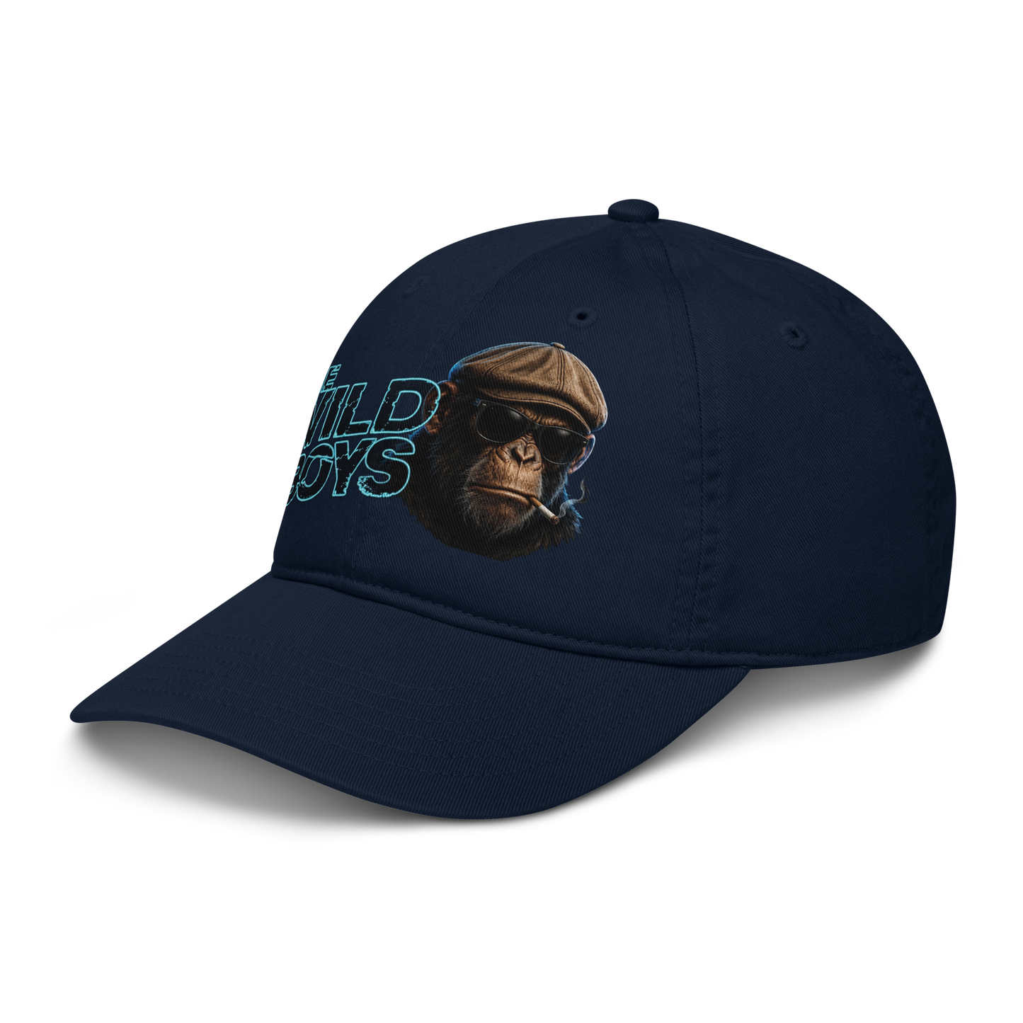 V.I.M Wild Boys Chimp Theme Organic Dad Hat - Velvet Ink Market (V.I.M)