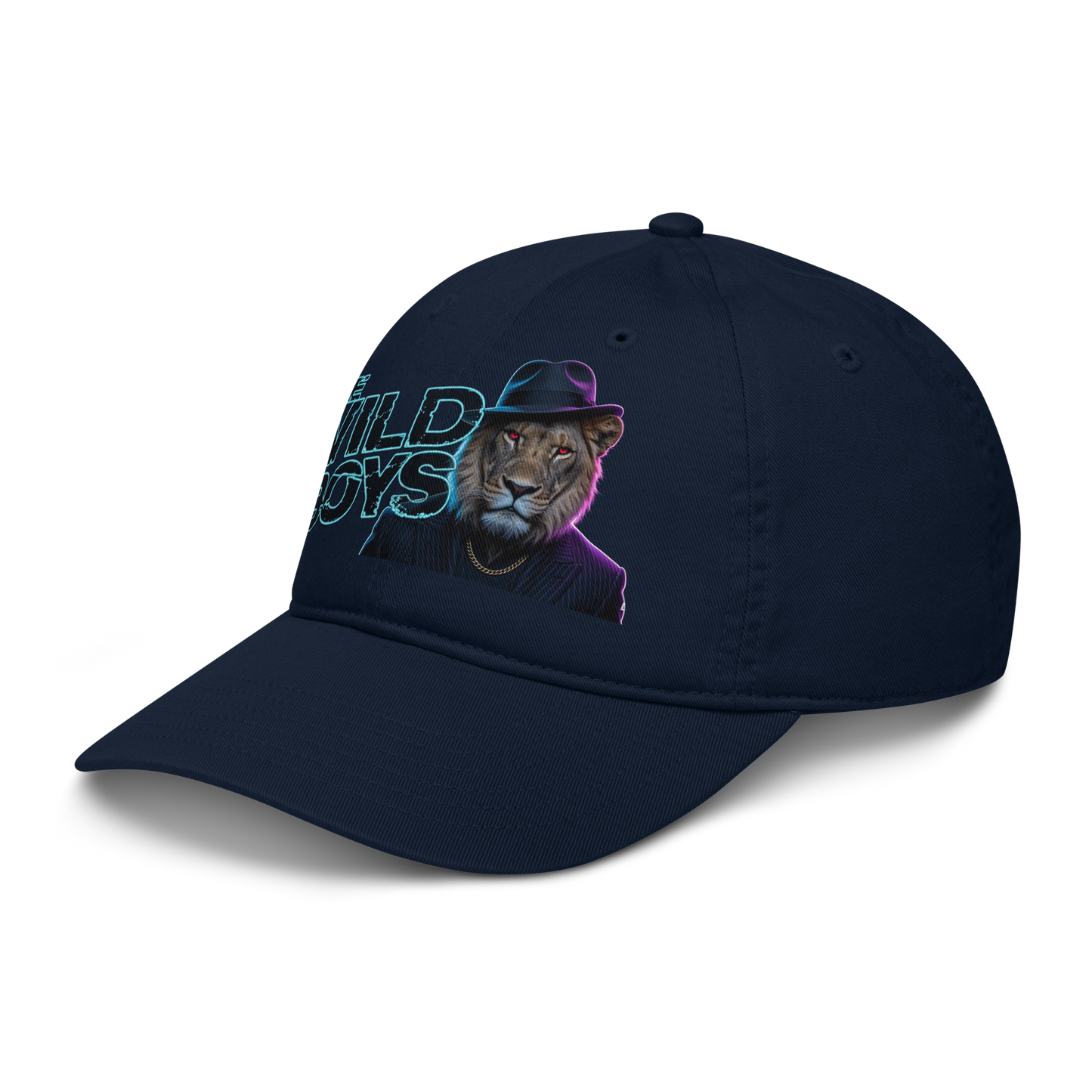 V.I.M Wild Boys Lion Theme Organic Dad Hat - Velvet Ink Market (V.I.M)